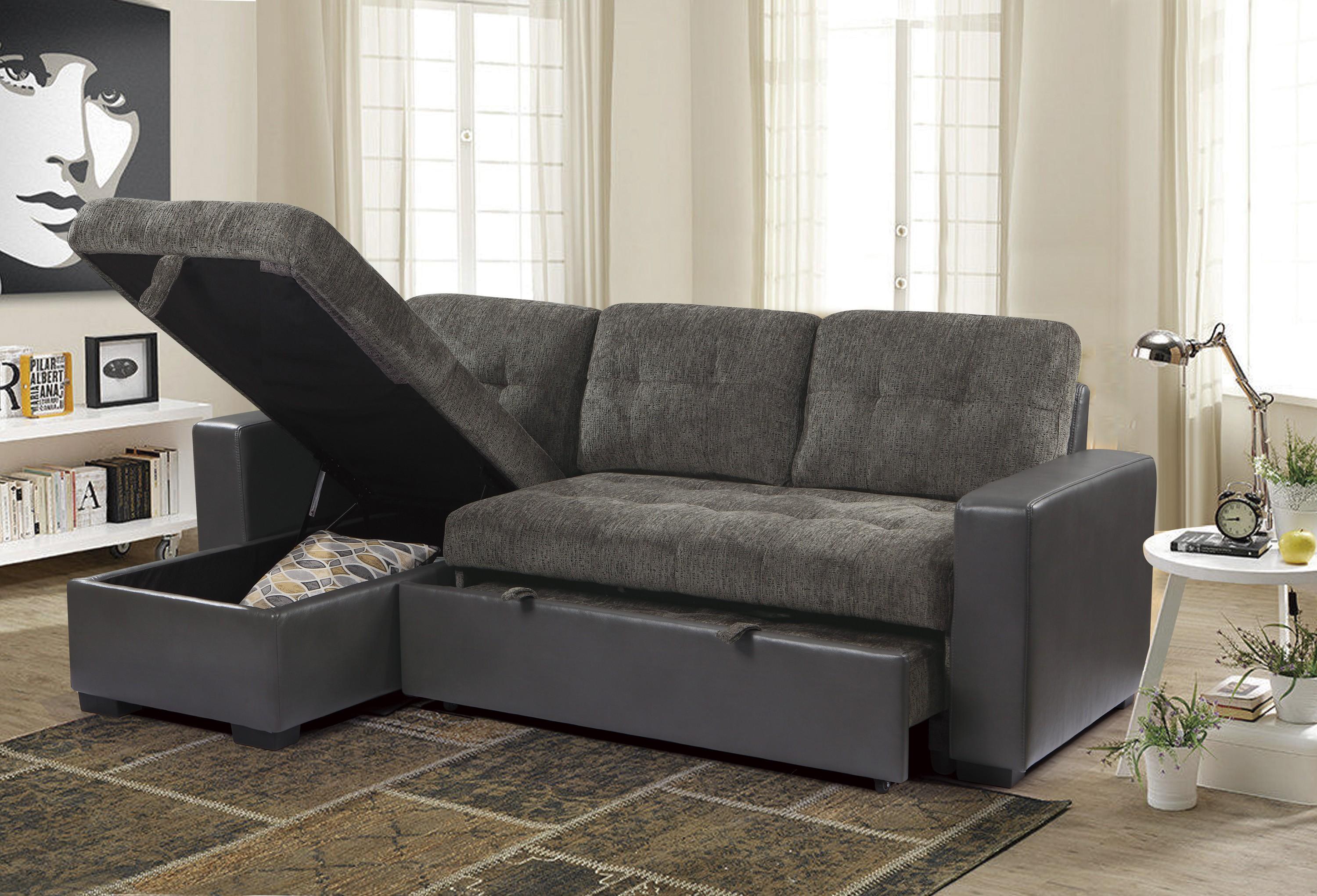 

    
 Photo  TTraditional Gray Chenille 2-Piece Sectional Homelegance 9540GY*SC Swallowtail
