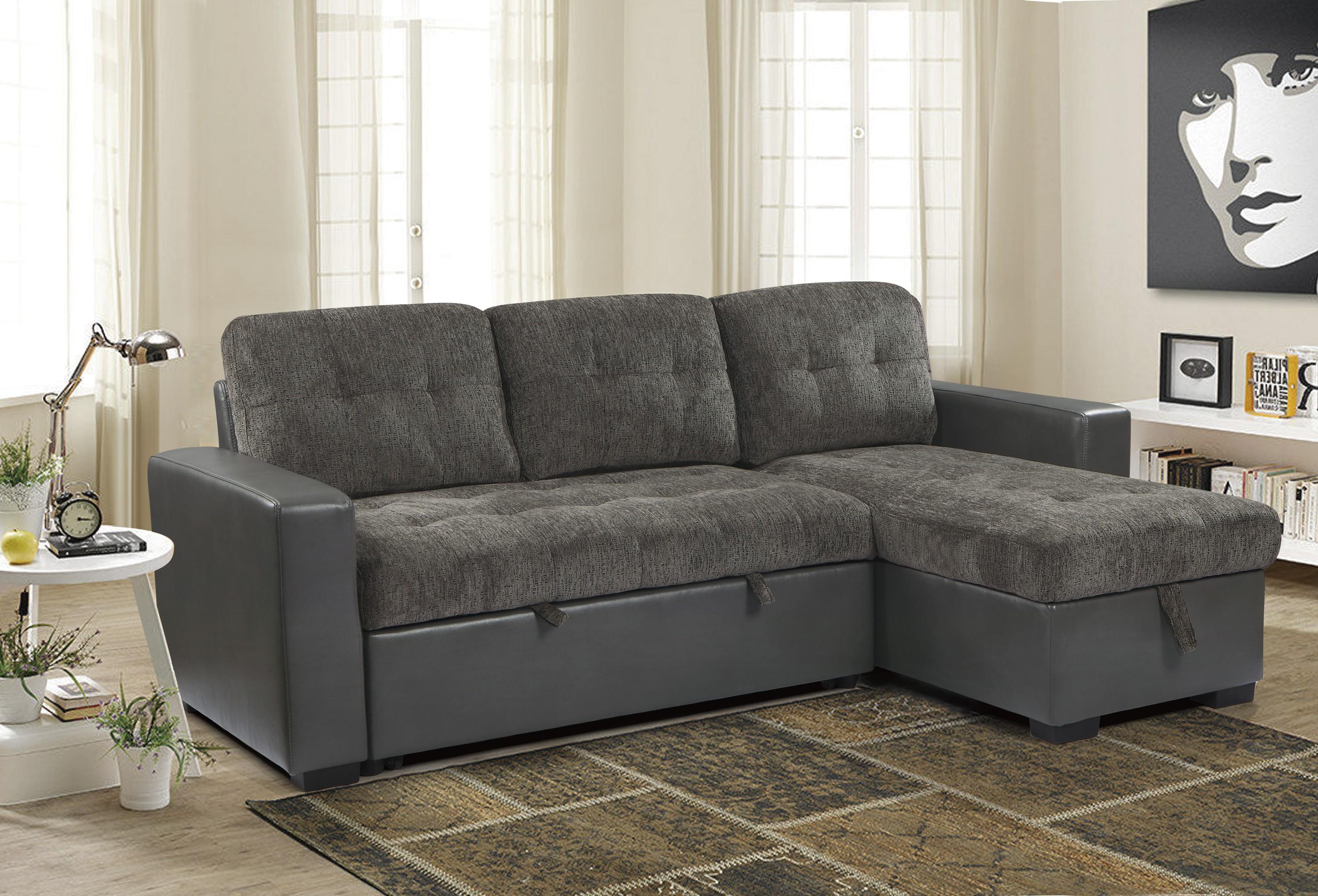 

    
 Shop  TTraditional Gray Chenille 2-Piece Sectional Homelegance 9540GY*SC Swallowtail
