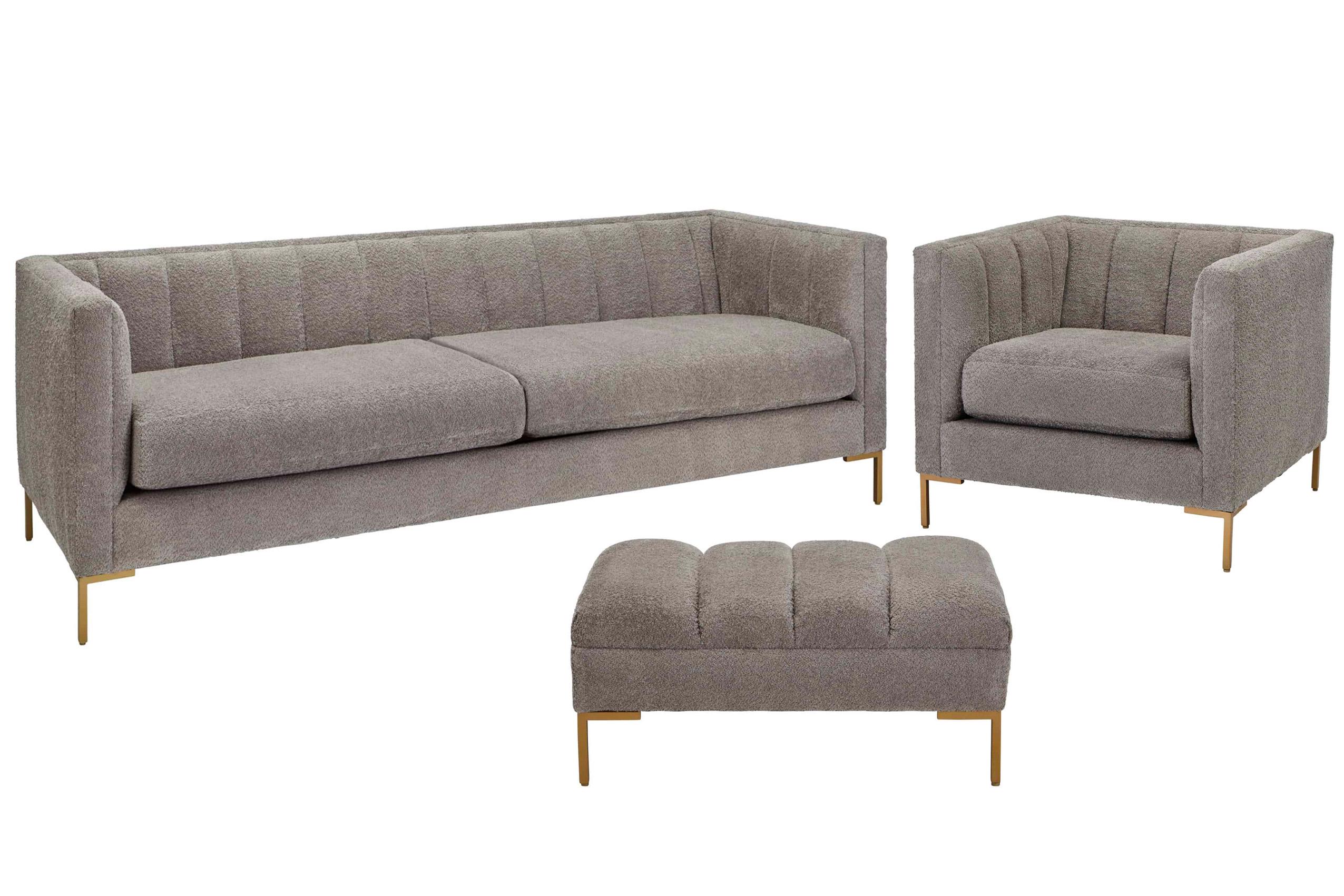 

    
Tufted Fabric O-Pewter Sofa Set 3Pcs 772501-5026F3 KAHLO A.R.T. Furniture Modern
