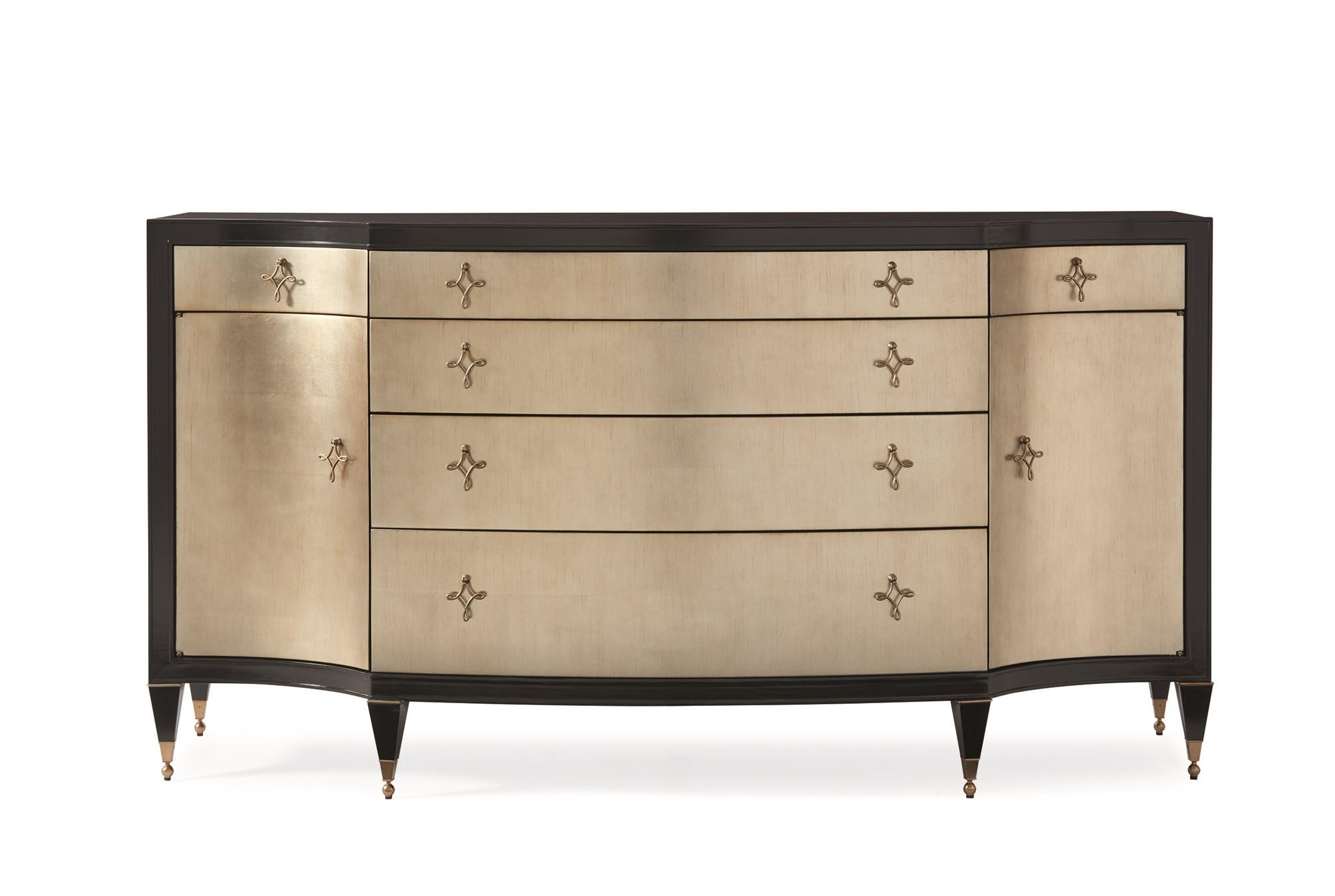 

    
Caracole OPPOSITES ATTRACT / ICE BREAKER Dresser and Chair Black Finish/Gold/Beige CON-CLOSTO-068 UPH-CHAWOO-71A-Set-2

