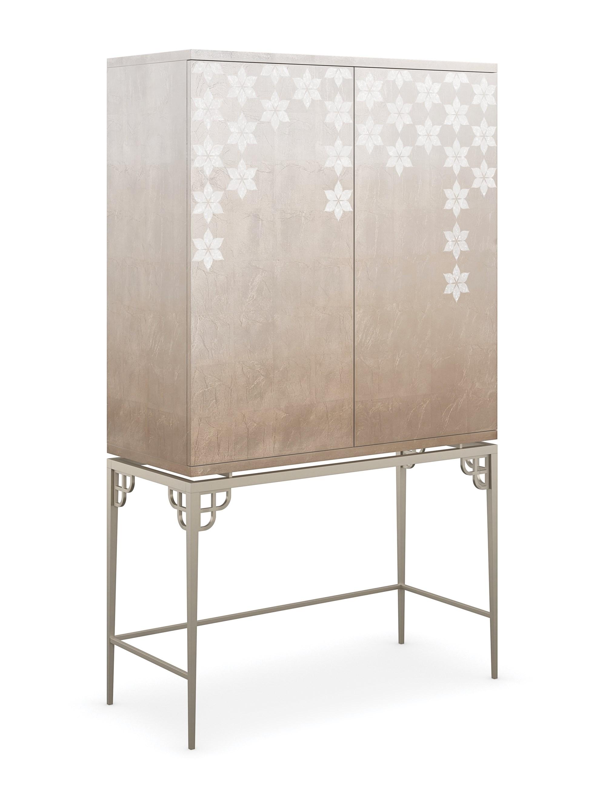 

    
Twilight & Afterglow Finish LED light Cabinet OLEANDER by Caracole
