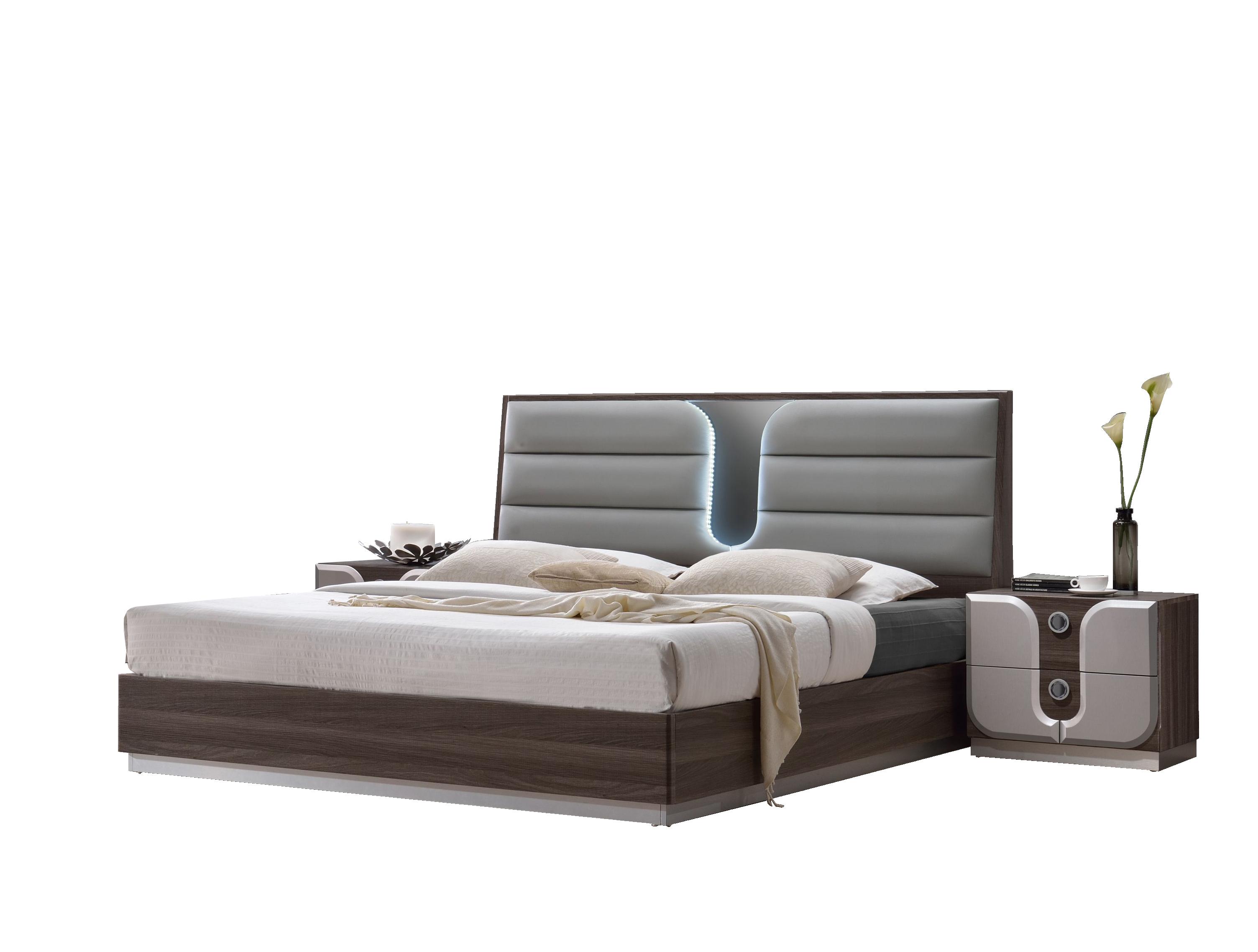 

    
Two-tone Finish Platform Queen Size Bedroom Set 3Pcs London by Chintaly Imports
