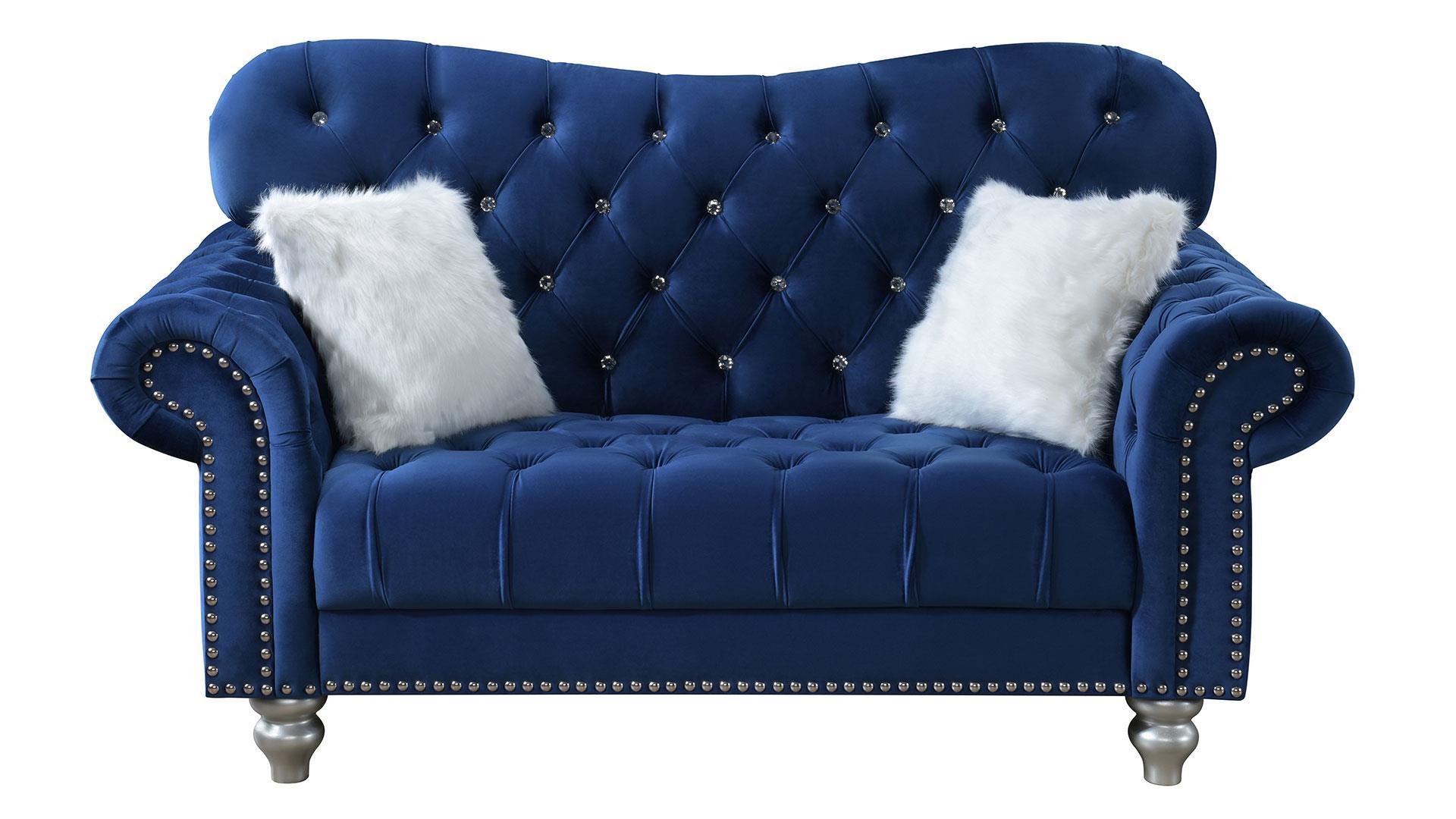 

                    
Global Furniture USA U4422 Sofa and Loveseat Set Blue Velvet Purchase 
