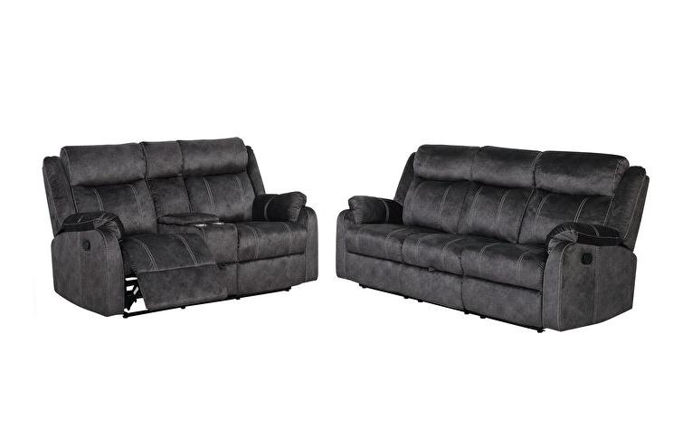 

    
U7303C-DOMINO GRANITE-RS W/DDT Global Furniture USA Reclining Sofa
