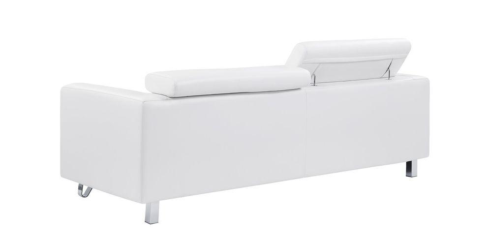 

    
U8210 Ultra-modern Look White Leather Gel Sofa Global USA
