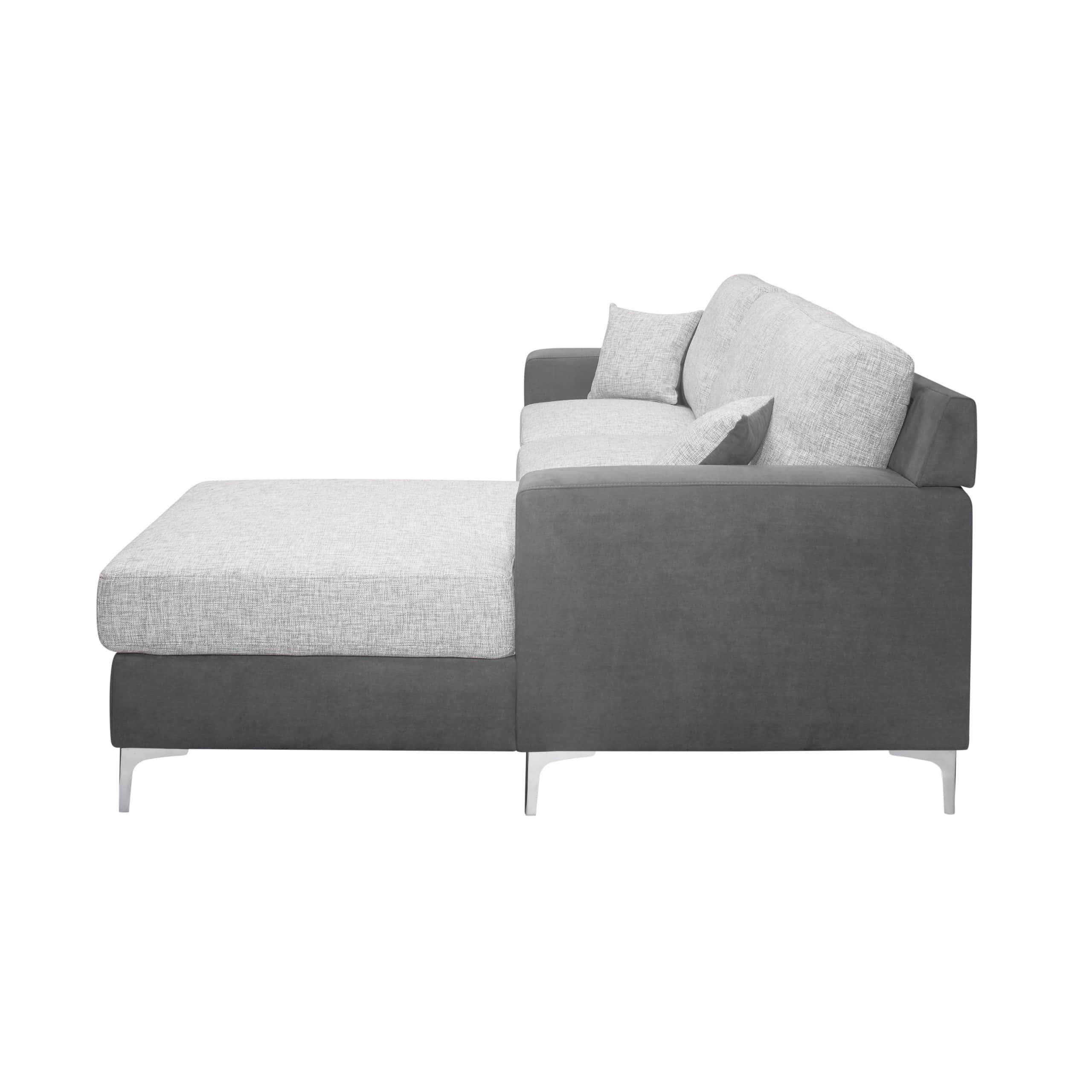 

                    
Global Furniture USA U967 Sectional Sofa Light Grey/Dark Grey leather gel Purchase 
