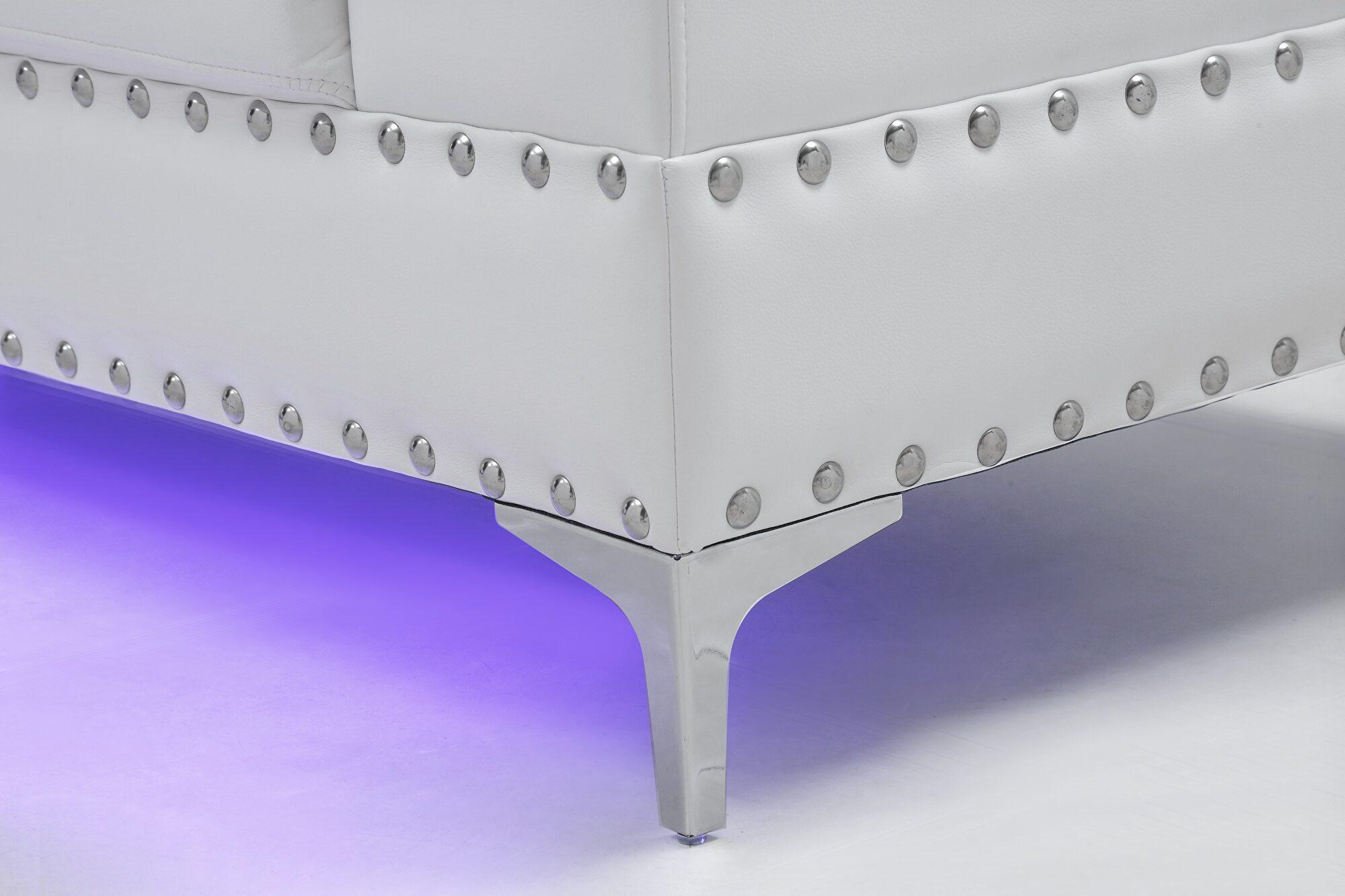 

    
U97-BLANCHE WHITE-SECTIONAL W/ LED Global Furniture USA Sectional Sofa
