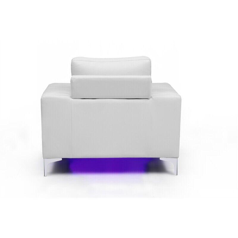 

    
U98-BLANCHE WHITE-CH W/ LED Global Furniture USA Armchair
