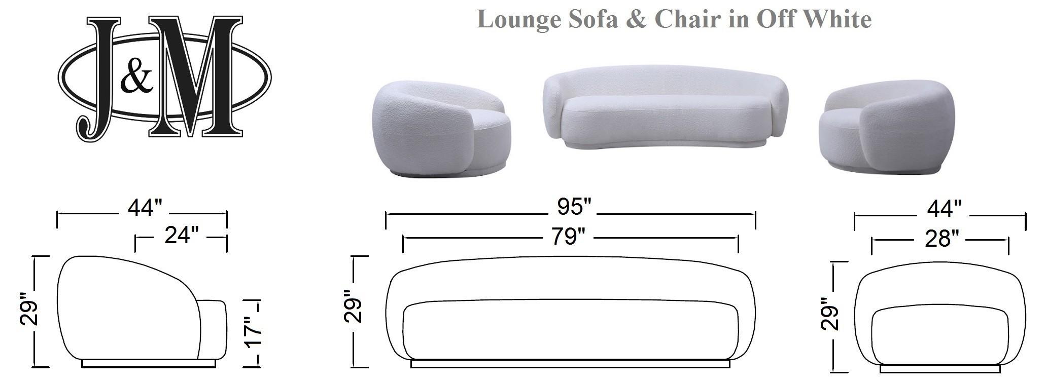 

                    
Buy Ultra-Modern Style Off White Upholstery Sofa Set 3Pcs Contemporary J&M Lounge
