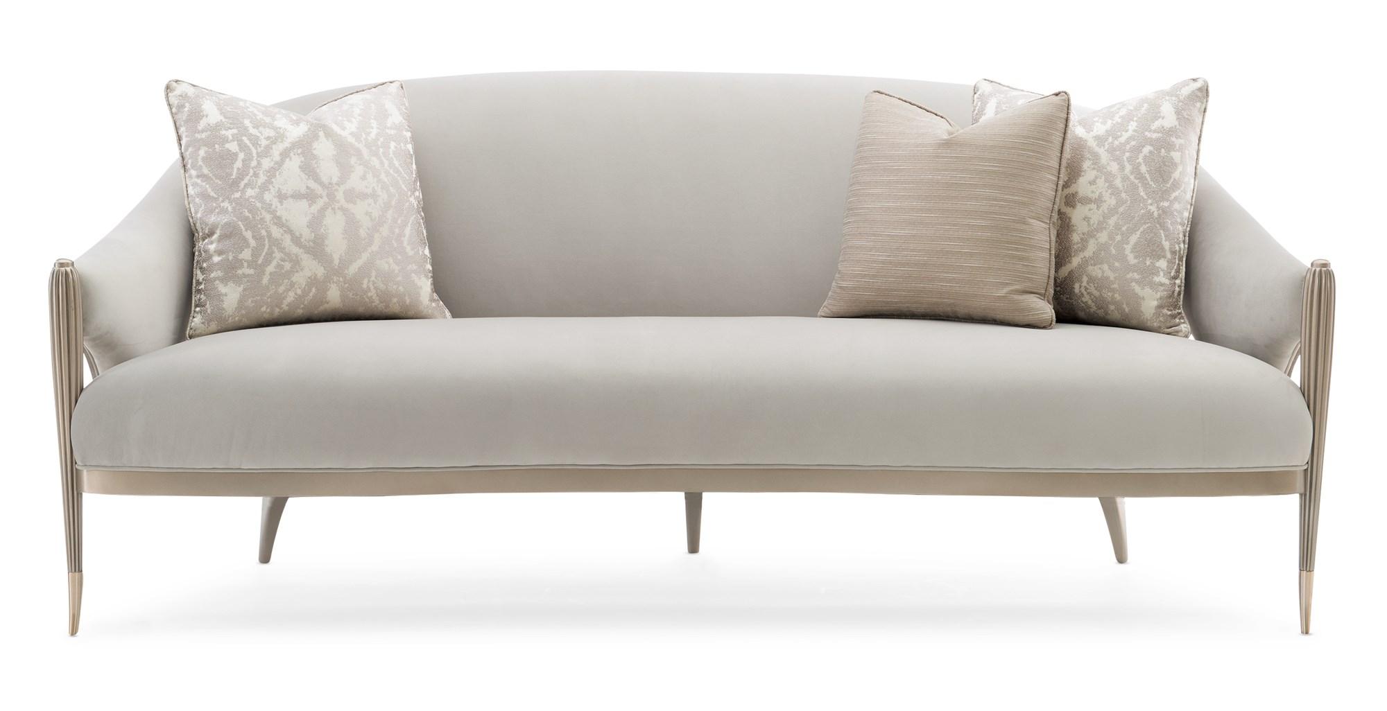 

    
Performance Beige Fabric Sofa PRETTY LITTLE THING by Caracole
