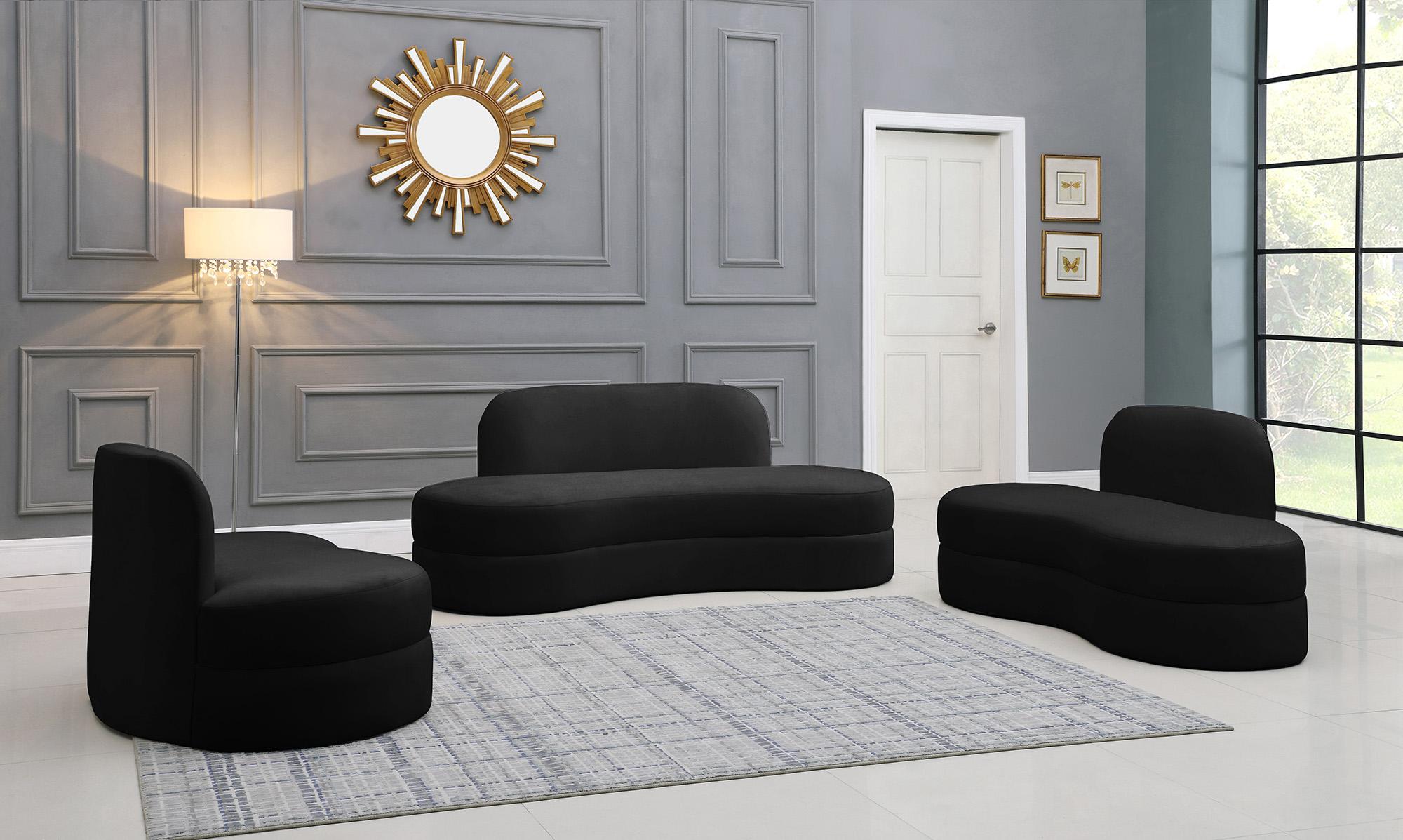 

    
 Order  Ultra Vogue Black Velvet Lounge Chair MITZY 606Black-C Meridian Contemporary
