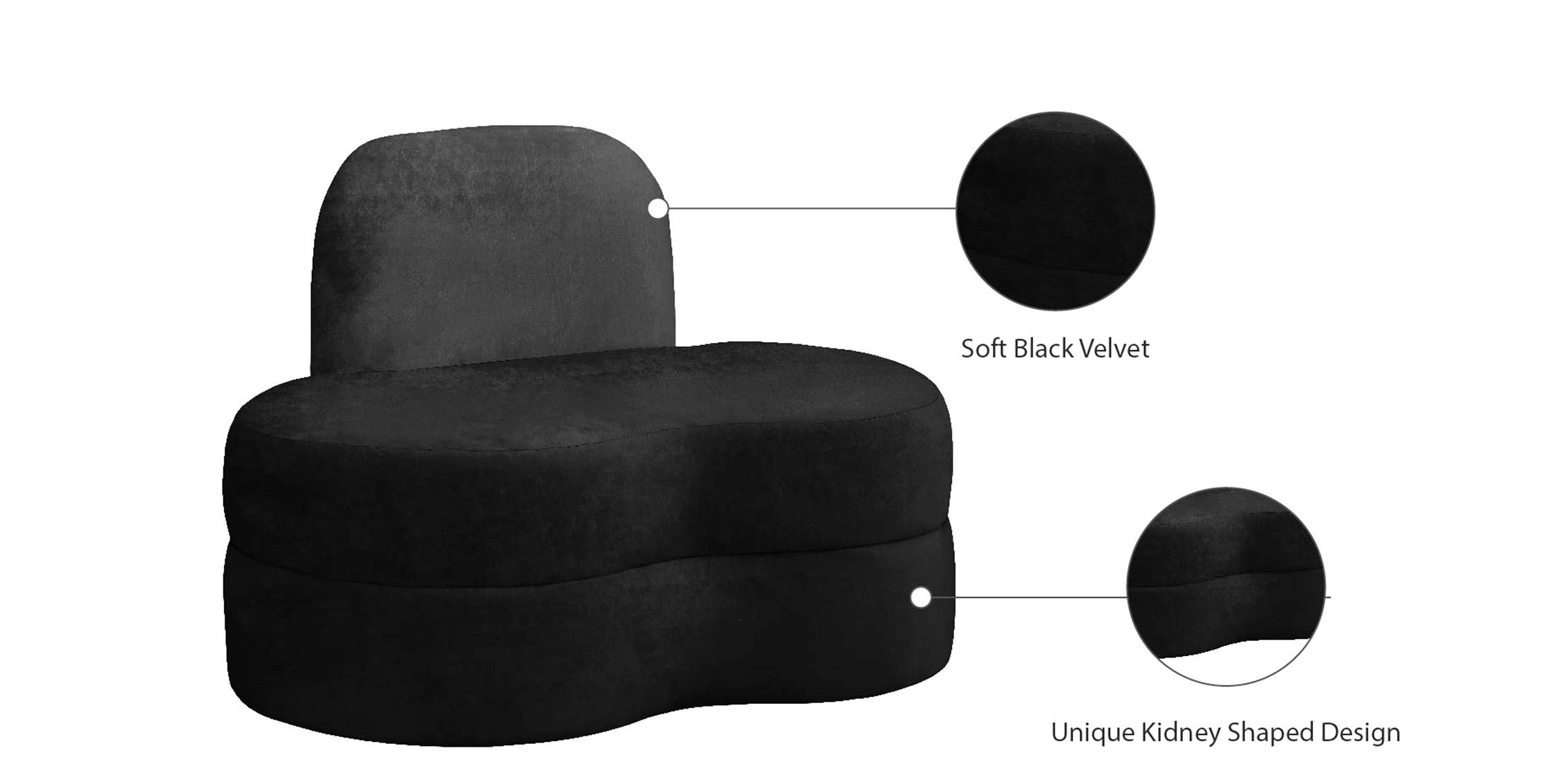 

    
 Photo  Ultra Vogue Black Velvet Lounge Chair Set 2Pcs MITZY 606Black-C Meridian Modern
