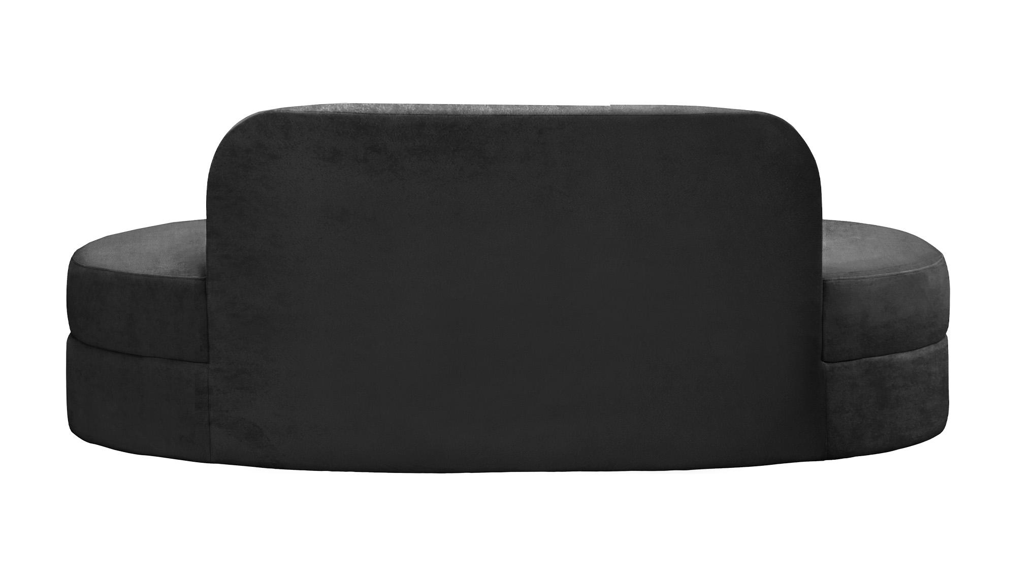 

    
606Black-S-Set-2 Ultra Vogue Black Velvet Lounge Sofa Set 2Pcs MITZY 606Black-S Meridian Modern
