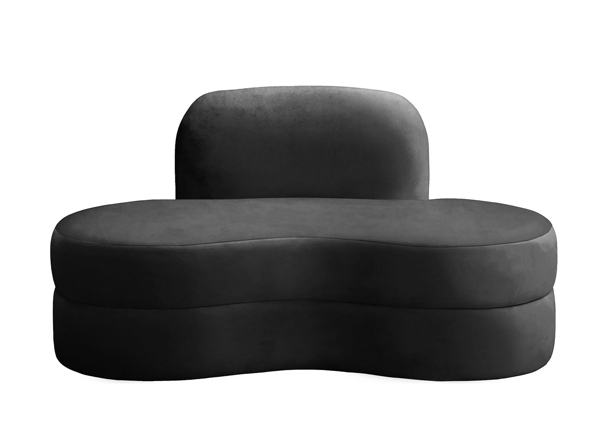 

    
606Black-S-Set-3 Ultra Vogue Black Velvet Lounge Sofa Set 3Pcs MITZY 606Black-S Meridian Modern
