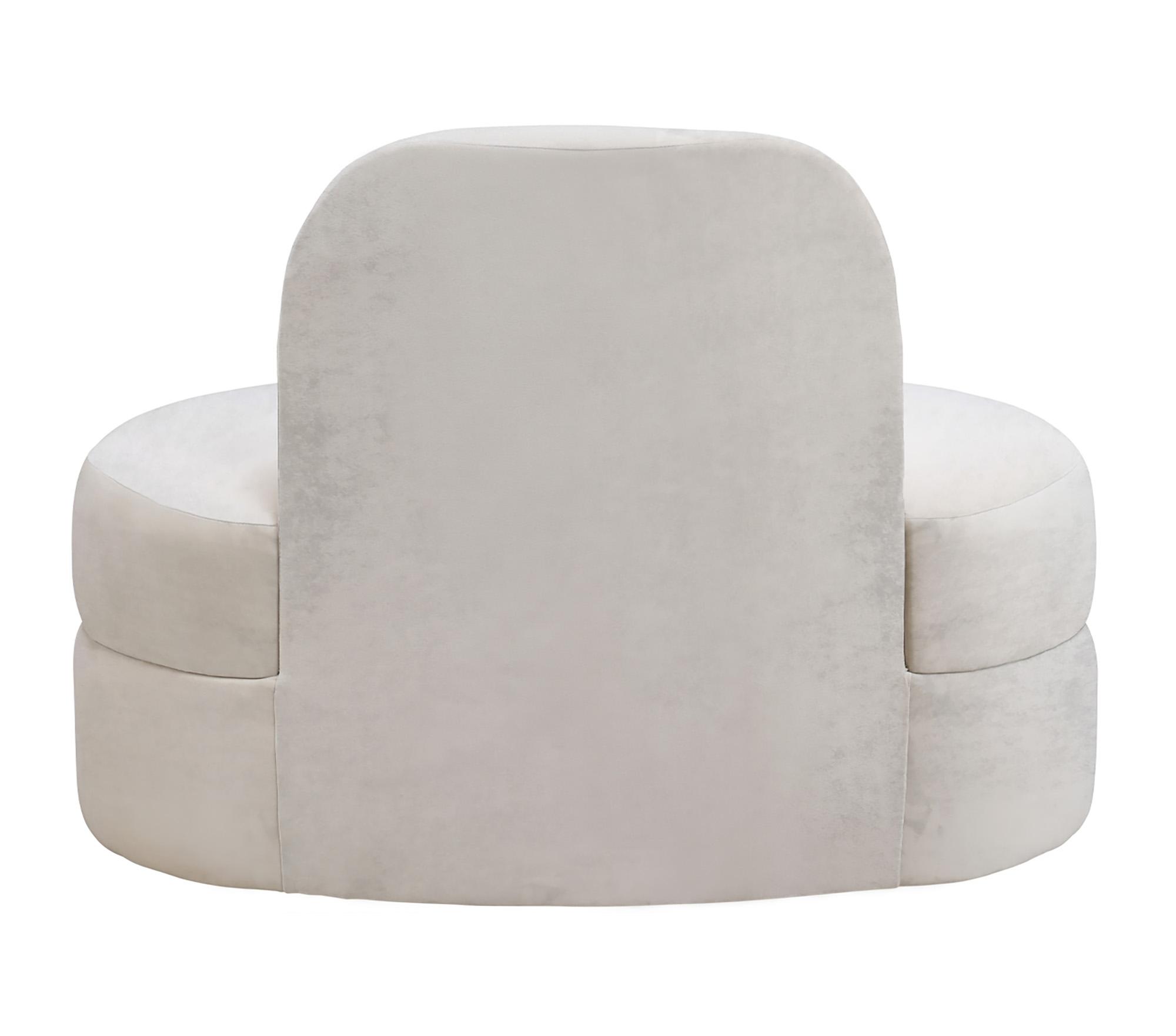 

        
Meridian Furniture MITZY 606Cream-C Accent Chair Cream Velvet 753359800486
