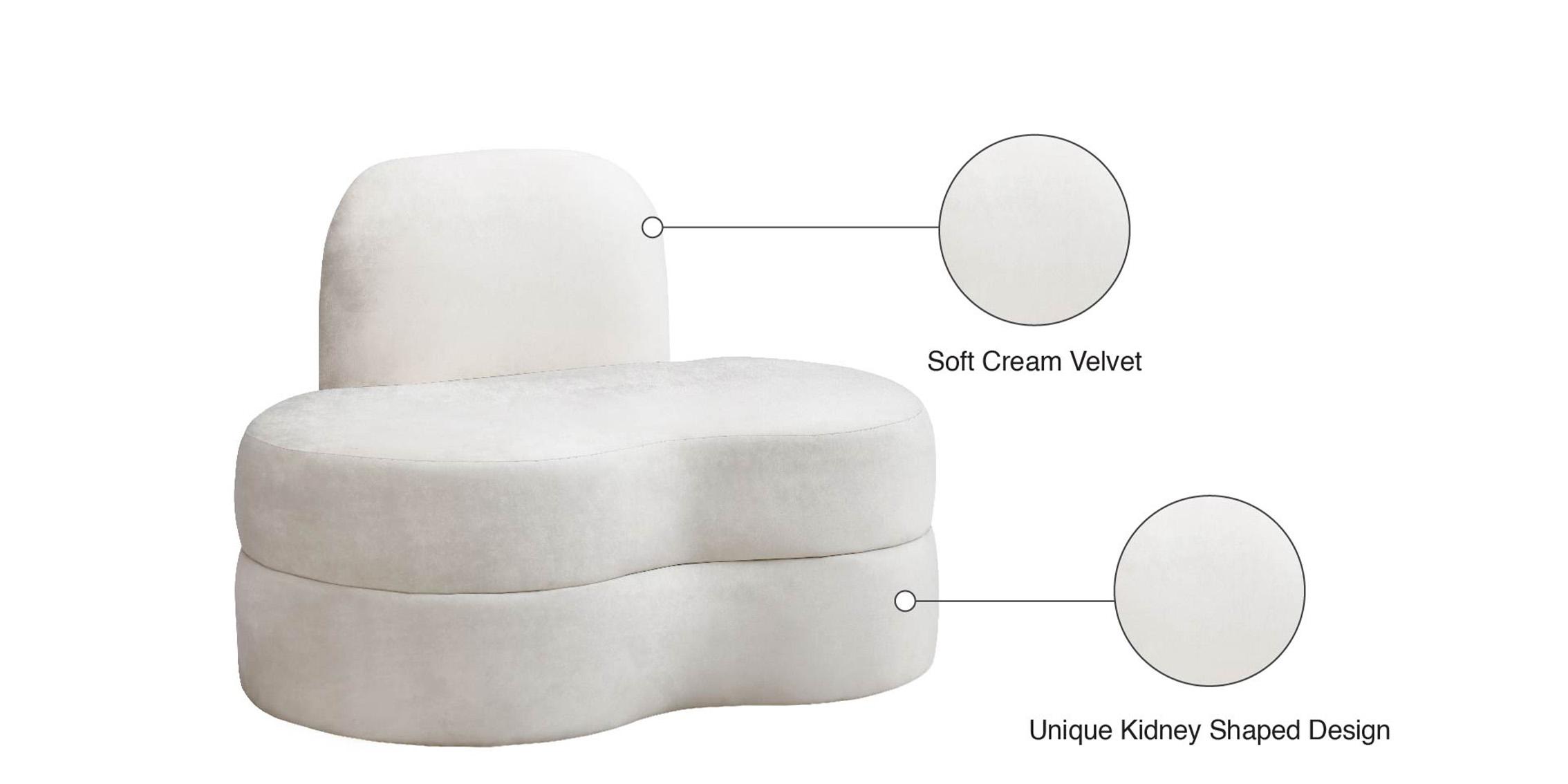 

    
 Photo  Ultra Vogue Cream Velvet Lounge Chair Set 2Pcs MITZY 606Cream-C Meridian Modern
