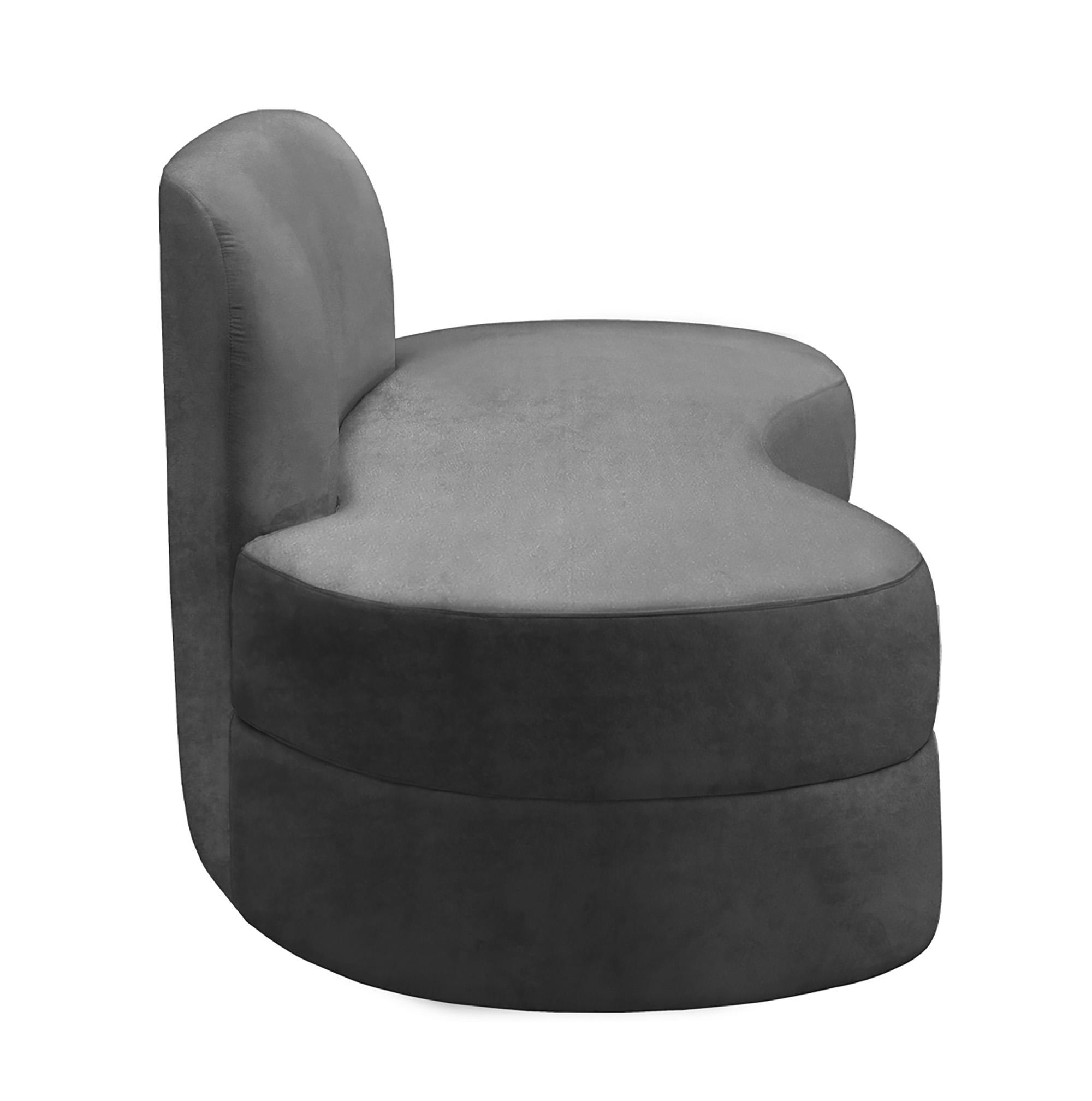

        
Meridian Furniture MITZY 606Grey-C Accent Chair Gray Velvet 753359800363
