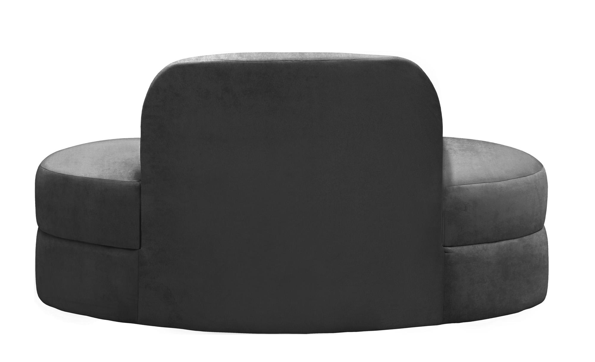 

    
 Shop  Ultra Vogue Grey Velvet Lounge Sofa Set 3Pcs MITZY 606Grey-S Meridian Modern
