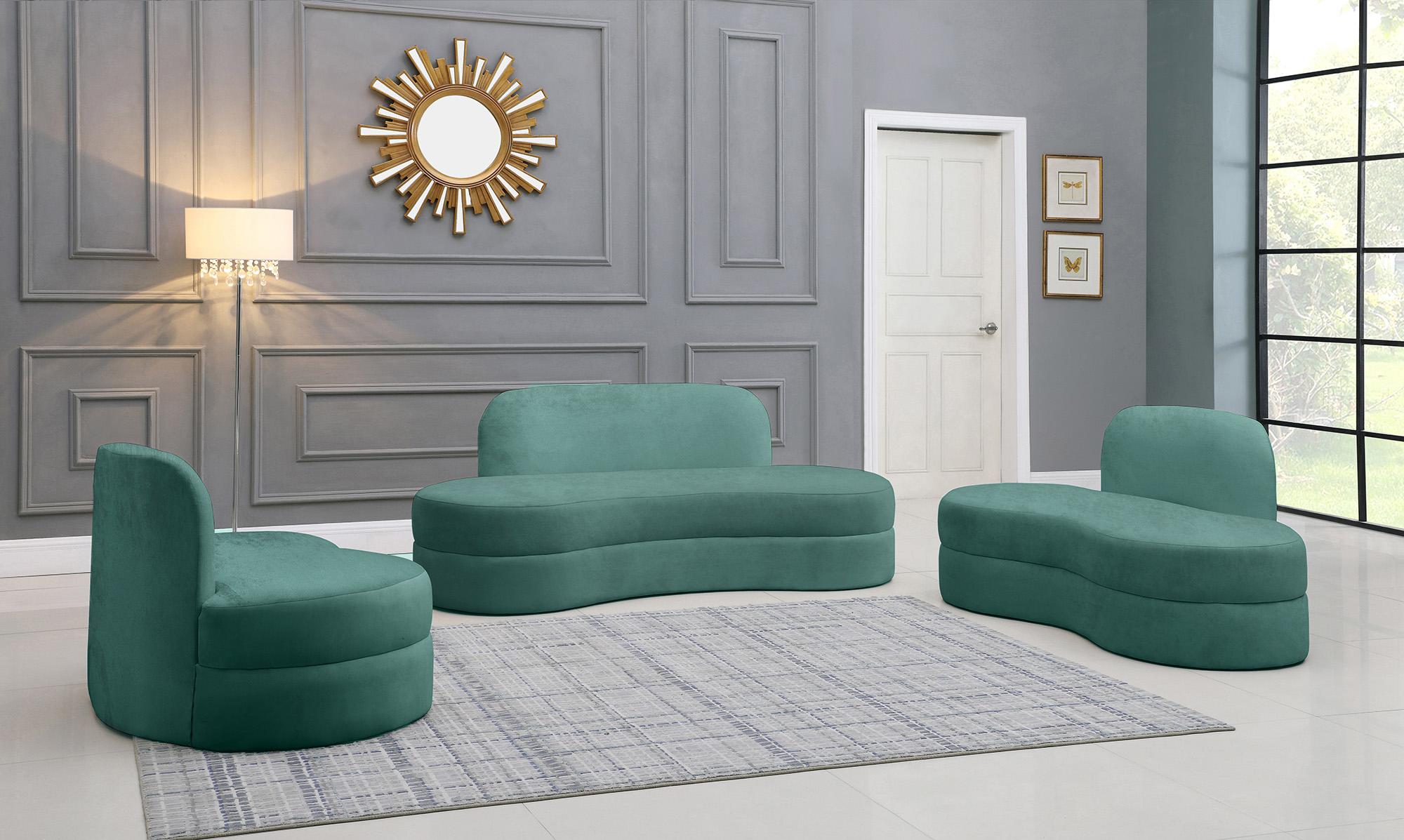 

    
 Shop  Ultra Vogue Mint Velvet Lounge Chair Set 2Pcs MITZY 606Mint-C Meridian Modern
