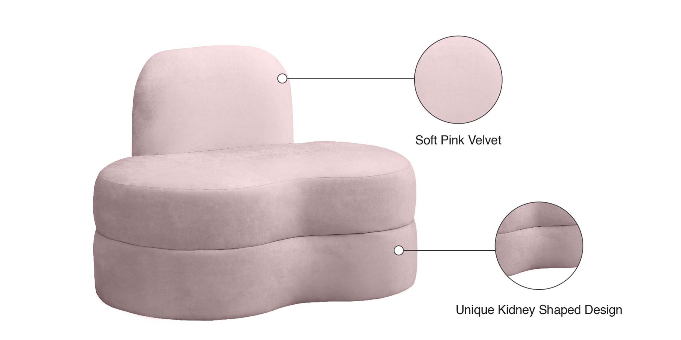 

    
 Order  Ultra Vogue Pink Velvet Lounge Chair Set 2Pcs MITZY 606Pink-C Meridian Modern
