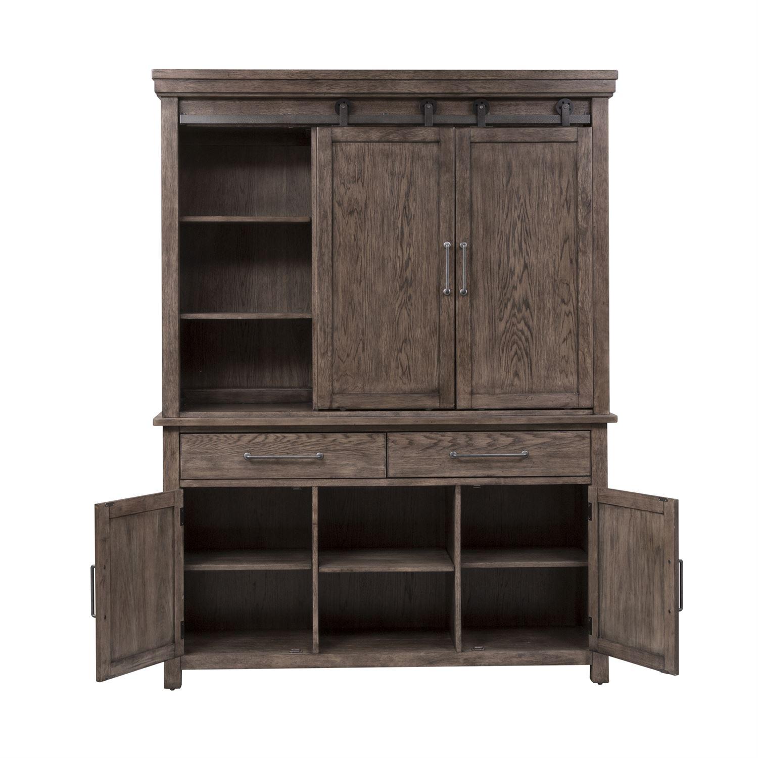 

    
473-DR-HB Weather Beaten Bark Finish Wood Buffet Sonoma Road 473-DR-HB Liberty Furniture
