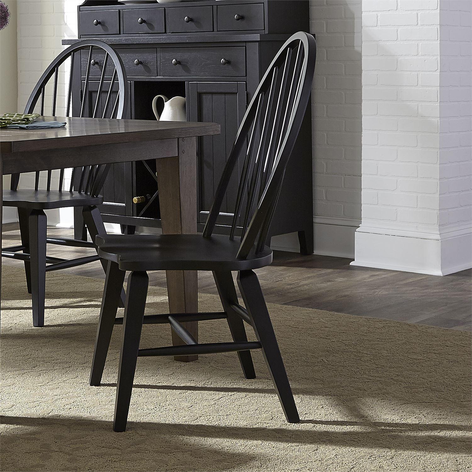 

    
Urban Brown Wood Dining Side Chair Hearthstone (382-DR) Liberty Furniture
