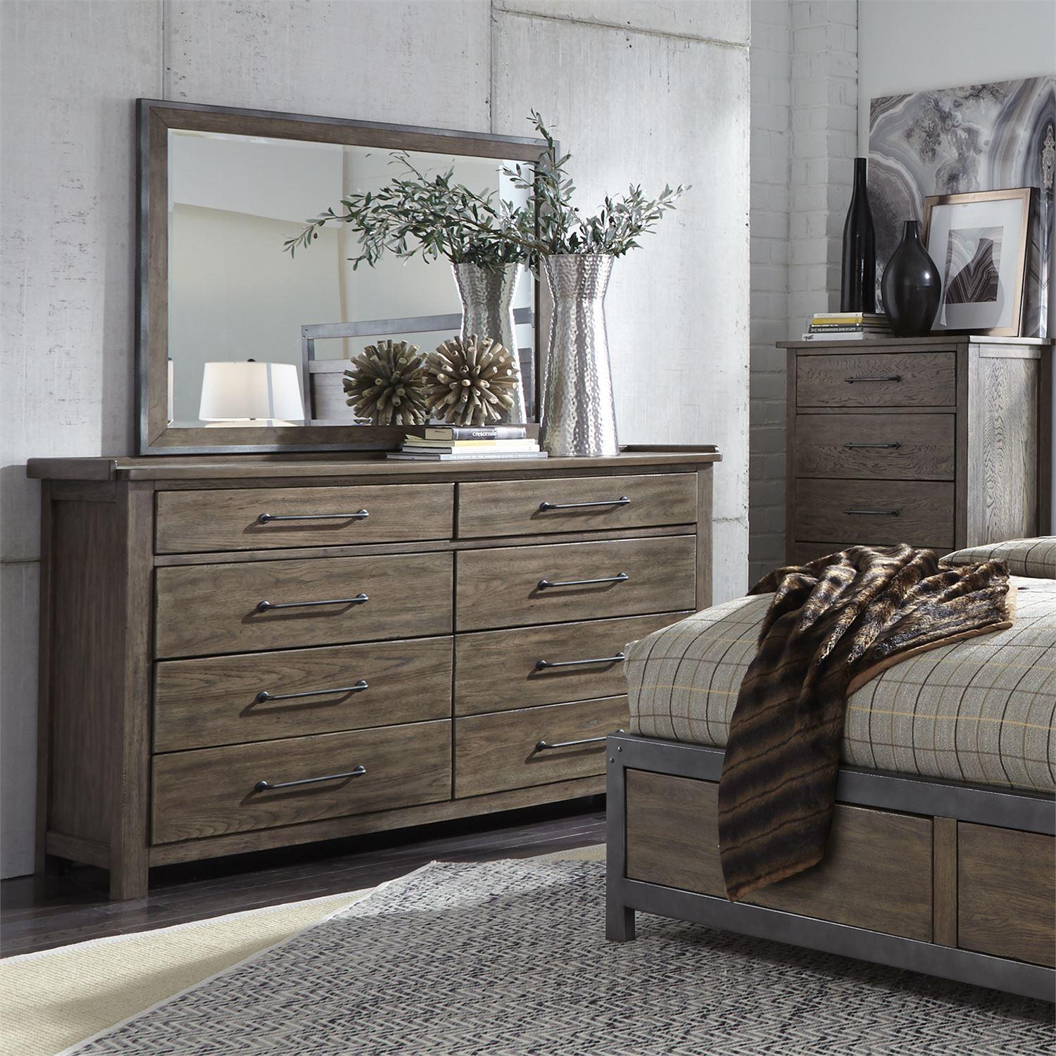 

    
Weather Beaten Bark Finish Queen Canopy Bedroom 4Pcs w/Chest Sonoma Road (473-BR) Liberty Furniture
