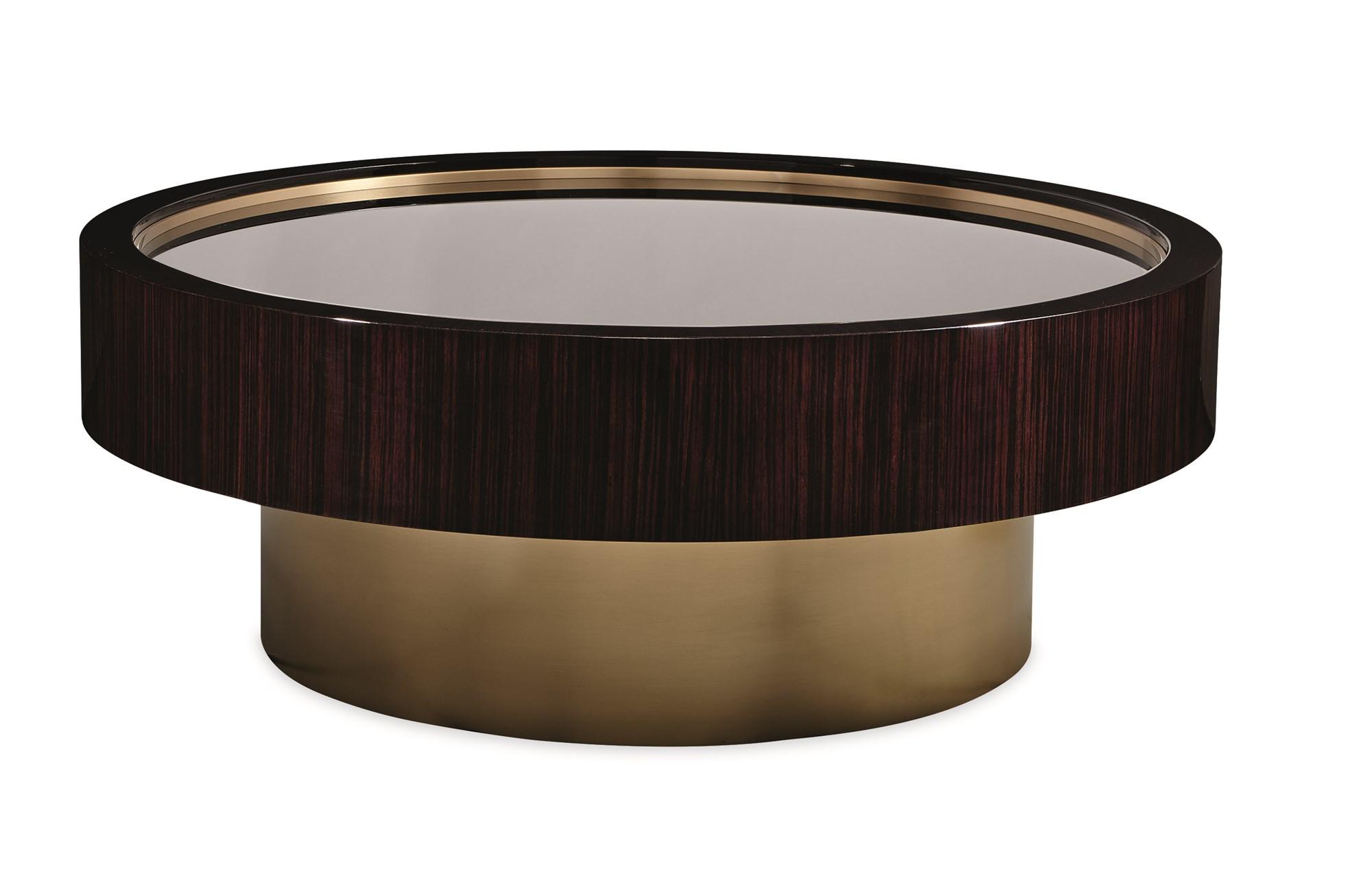 

    
Urban Ebony & Urban Brass Finish THE ANONYMOUS COCKTAIL TABLE Set 2Pcs by Caracole
