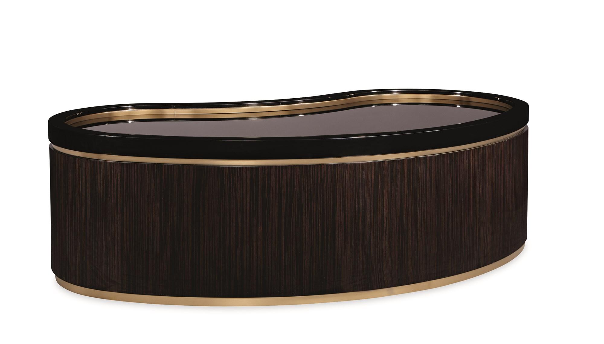 

        
Caracole THE ANONYMOUS COCKTAIL TABLE / THE FLOW COCKTAIL TABLE Coffee Table Set Brass/Ebony  662896023534
