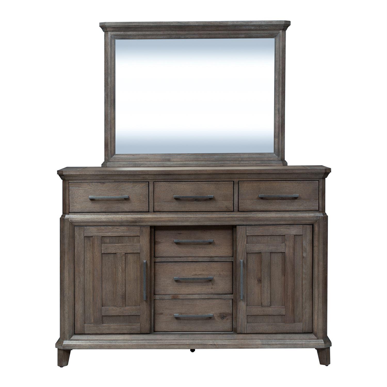 

    
Urban Gray Combo Dresser & Mirror Artisan Prairie (823-BR) Liberty Furniture
