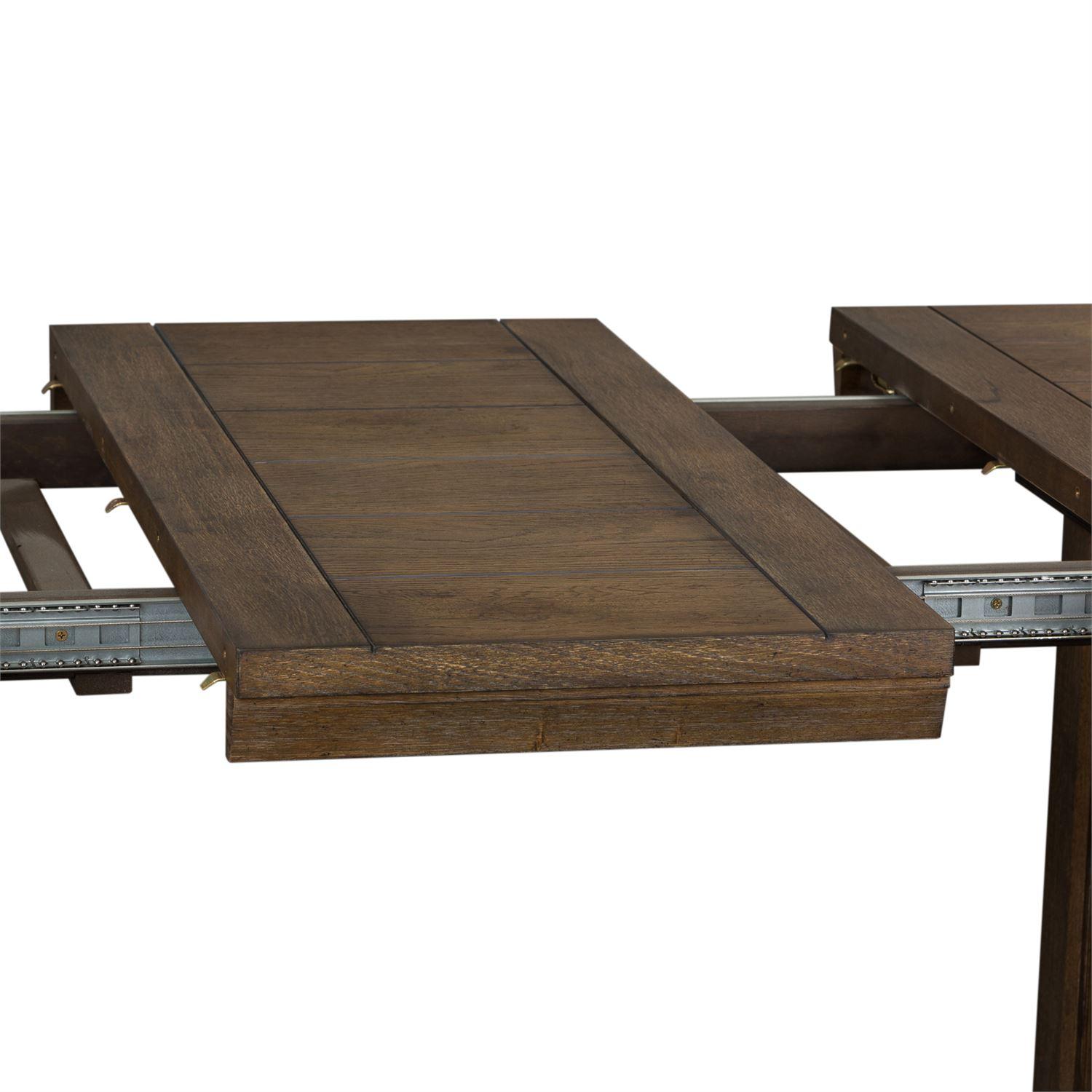 

    
823-DR-TRS Aged Oak Wood Trestle  Dining Table Artisan Prairie 823-DR-TRS Liberty Furniture
