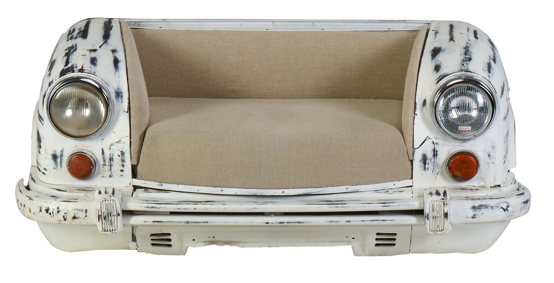Urban Seater WOW-070 Route 66 WOW-070 in White, Beige Linen