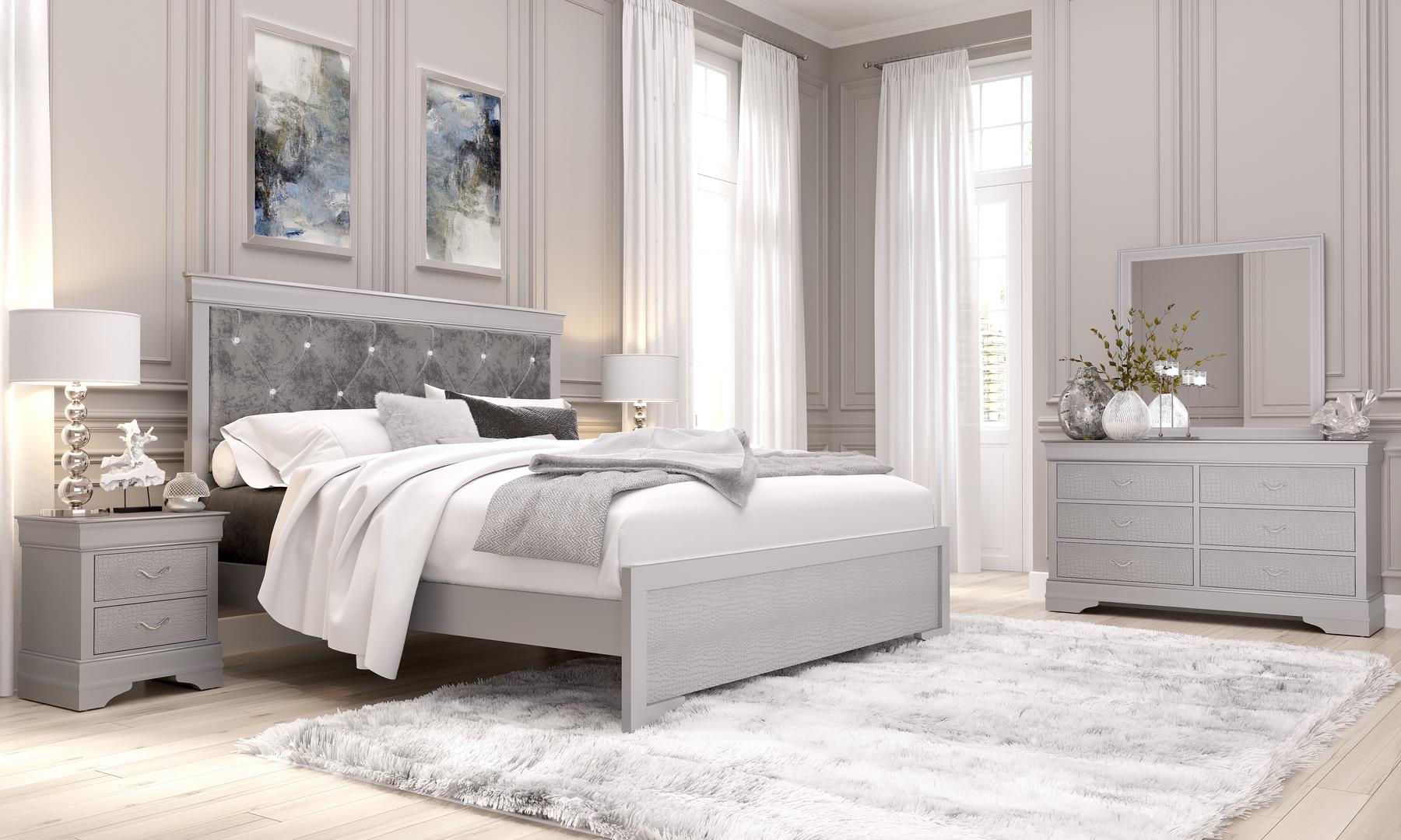 

                    
Global Furniture USA VERONA Platform Bed Silver/Gray PU Purchase 
