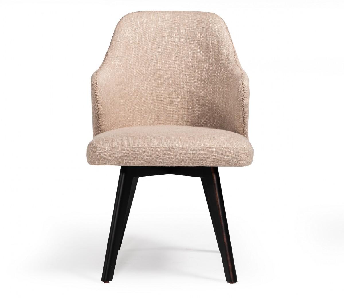 

    
 Shop  Oak Dining Table & Beige Fabric Chair Set 7 VIG A&X Caligari Modern Contemporary
