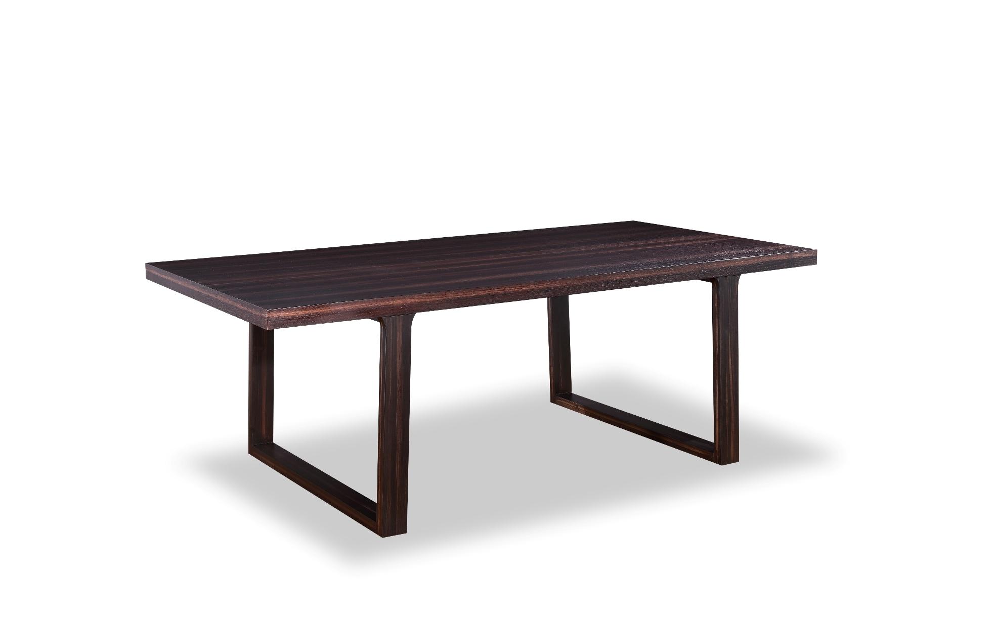 Contemporary, Modern Dining Table A&X Caligari VGUNAC845-220 in Brown 