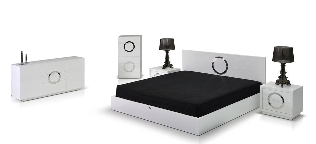 

                    
VIG Furniture A&amp;X Ovidius Platform Bed White  Purchase 
