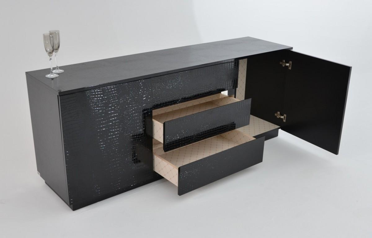 

    
VIG Furniture A&amp;X Skyline Buffet Black VGUNAC636-180-BLK
