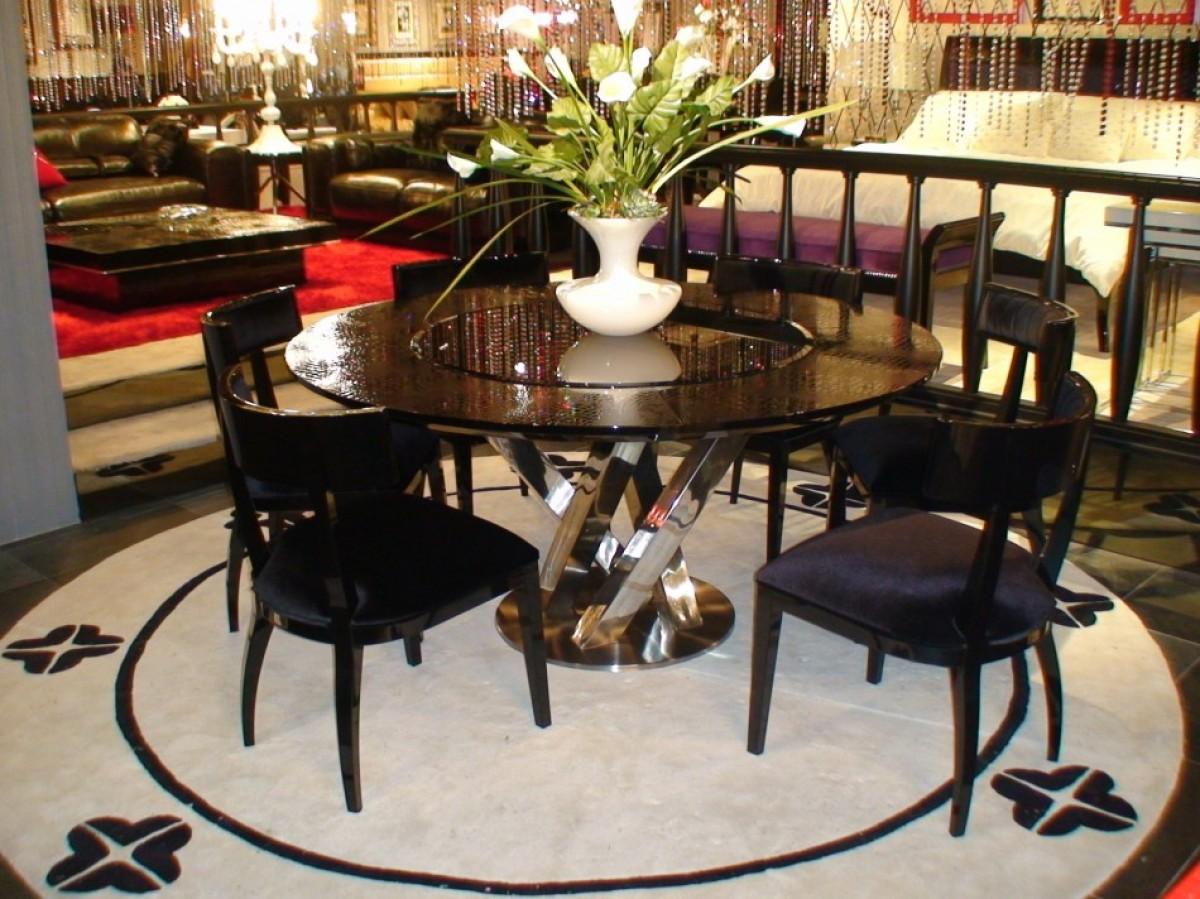 

                    
VIG Furniture A&amp;X Spiral Dining Table Black Lacquer Purchase 
