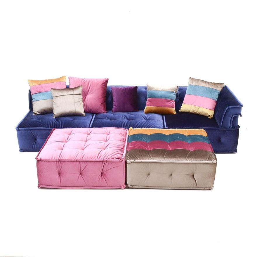 

    
Contemporary Multicolor Fabric Modular Sectional Sofa VIG Divani Casa Dubai
