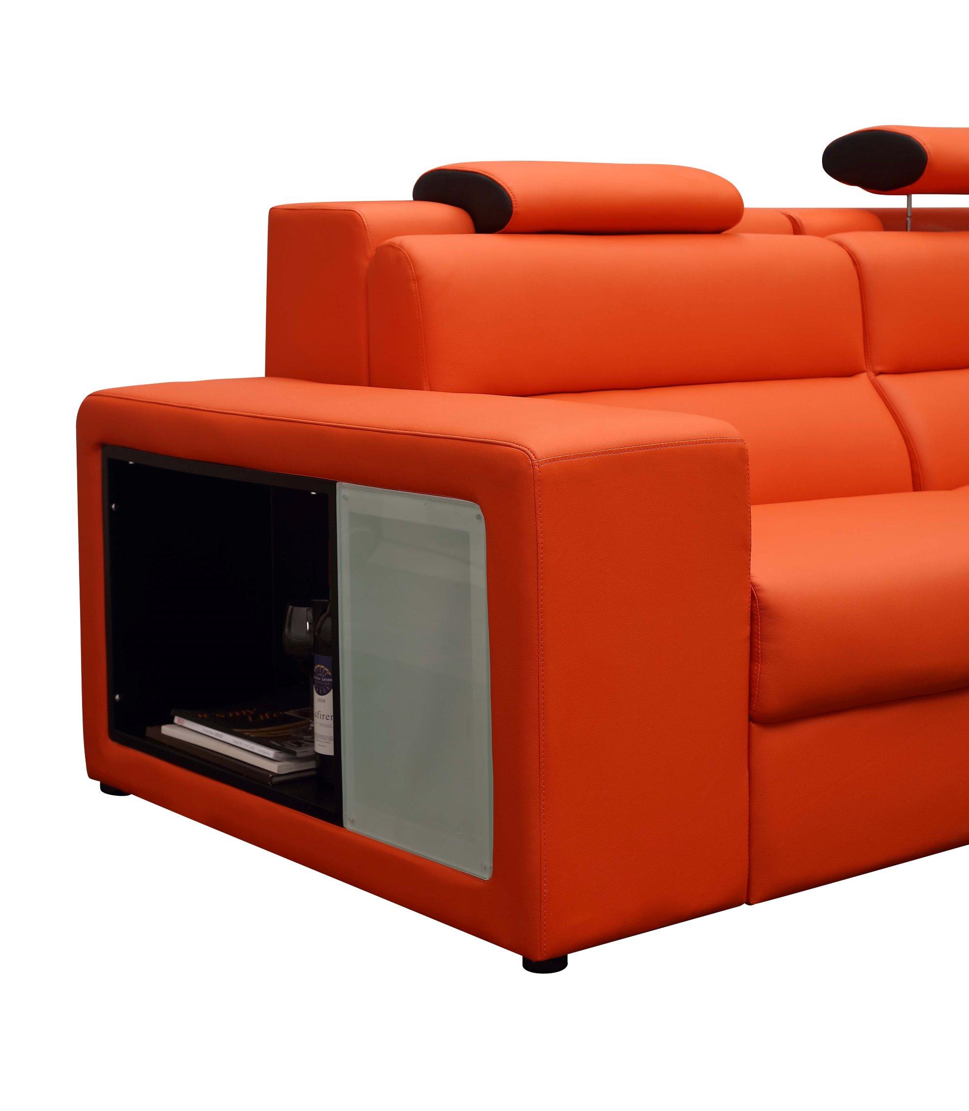 

    
VGEV5022B-ORG VIG Furniture Sectional Sofa

