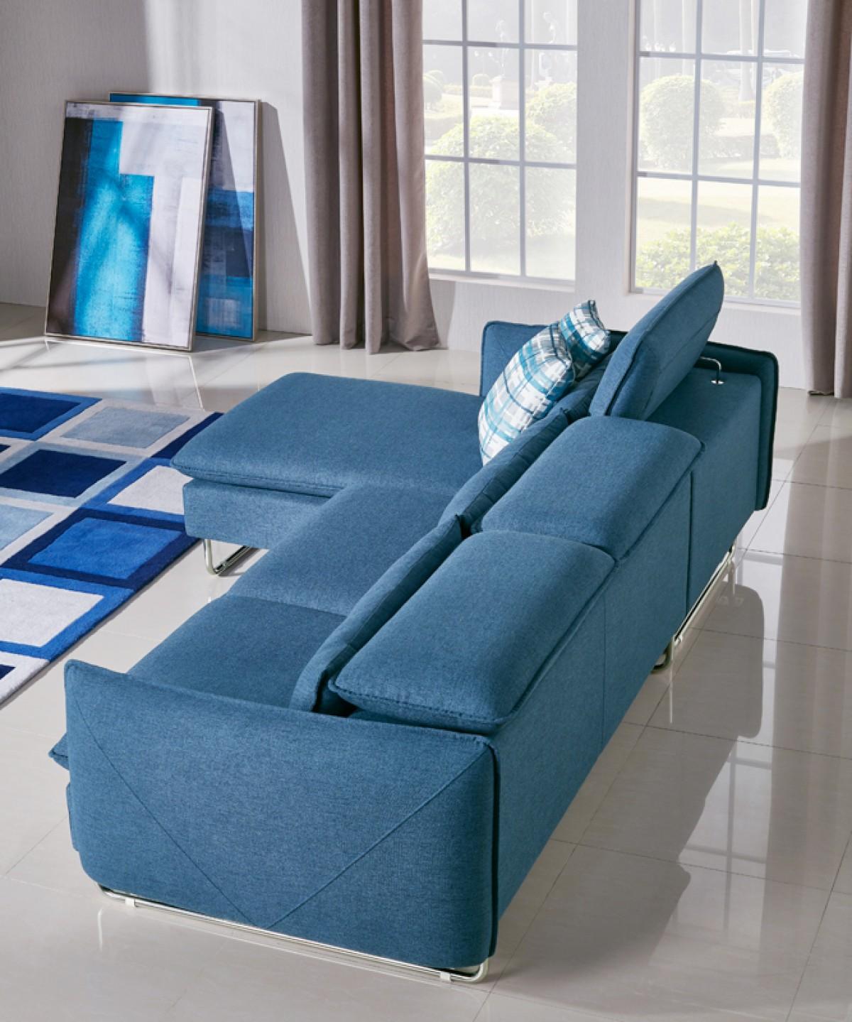 

    
VIG Furniture Divani Casa Aleida Sectional Sofa Blue VGMB-1669-BLU
