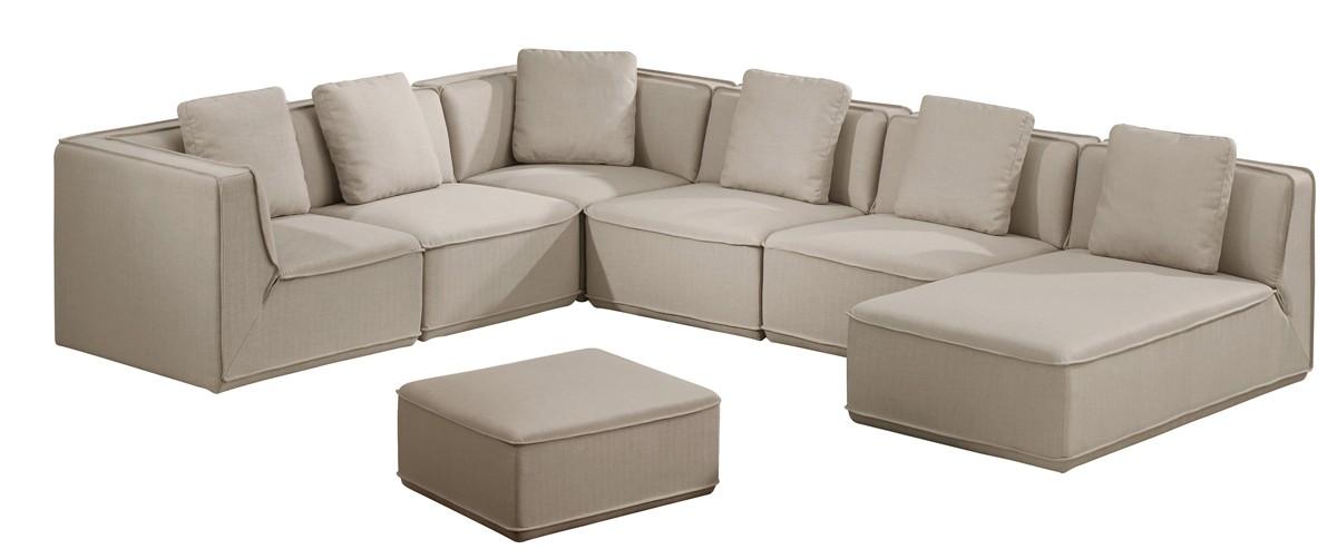 

    
Beige Fabric Modular Sectional Sofa & Ottoman VIG Divani Casa Artesia Modern
