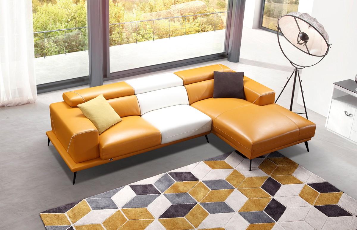 

    
VIG Divani Casa Bardem Orange White Eco-Leather Sectional Modern SPECIAL ORDER
