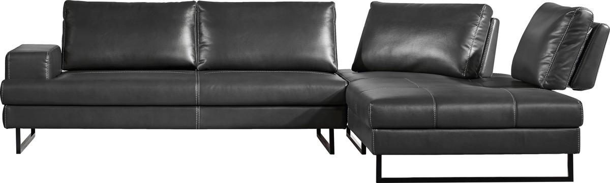 

                    
VIG Furniture Divani Casa Bowery Sectional Sofa Gray Leatherette Purchase 
