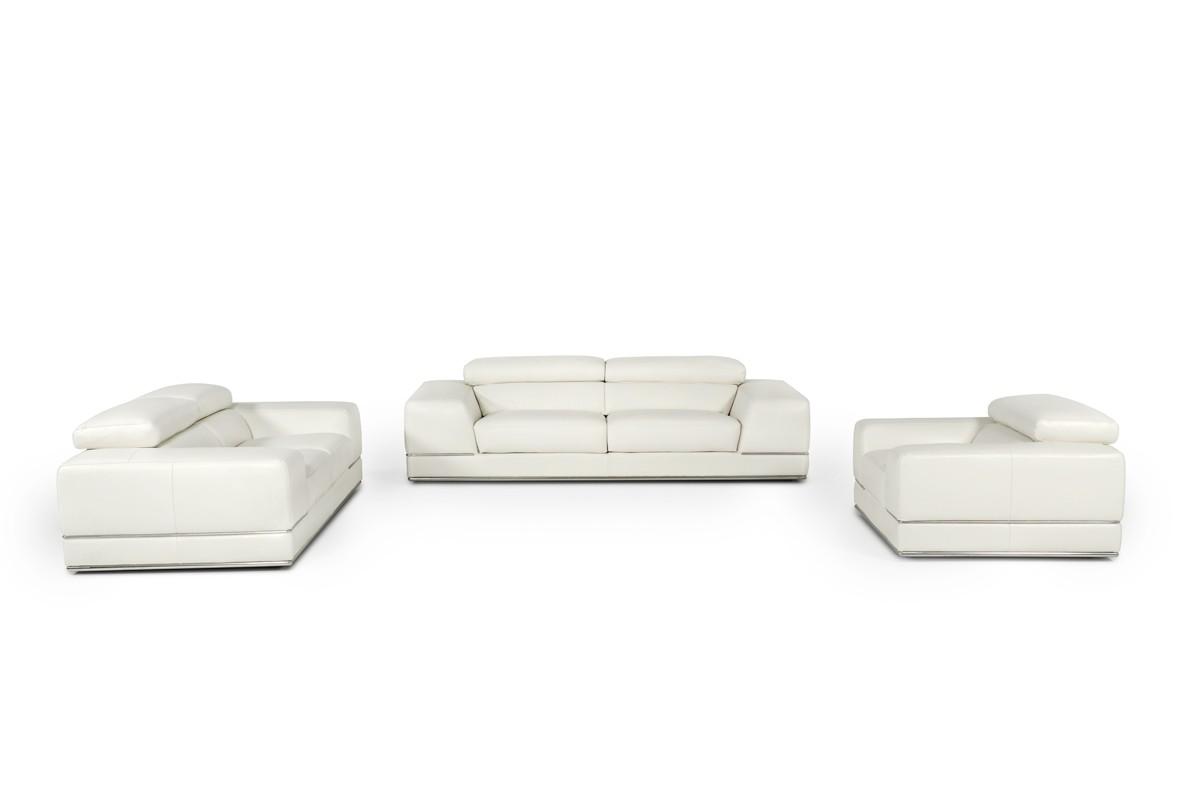 

                    
Buy VIG Divani Casa Chrysanthemum White Genuine Leather Sofa Set 3 Pcs Contemporary
