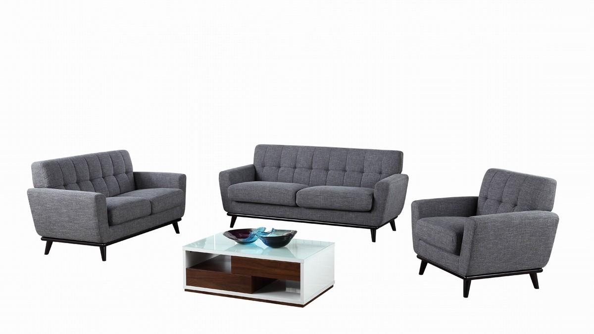 

    
Grey Fabric Sofa Set 3 Pcs Modern Contemporary VIG Divani Casa Corsair
