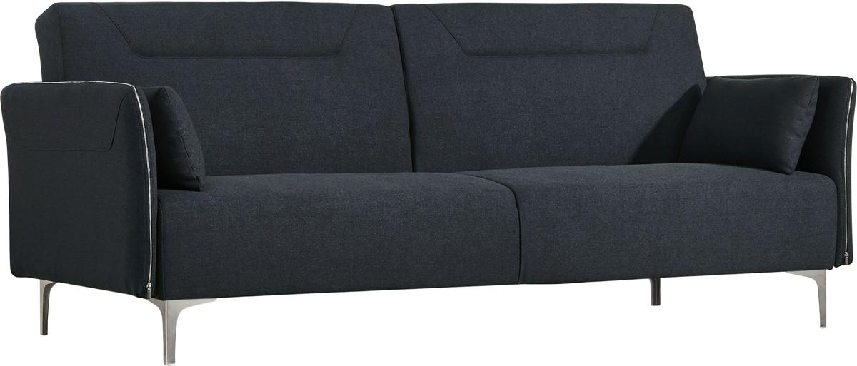 Modern Sofa bed Divani Casa Davenport VGMB-1365-DKGRY-Sofa Bed in Gray Fabric