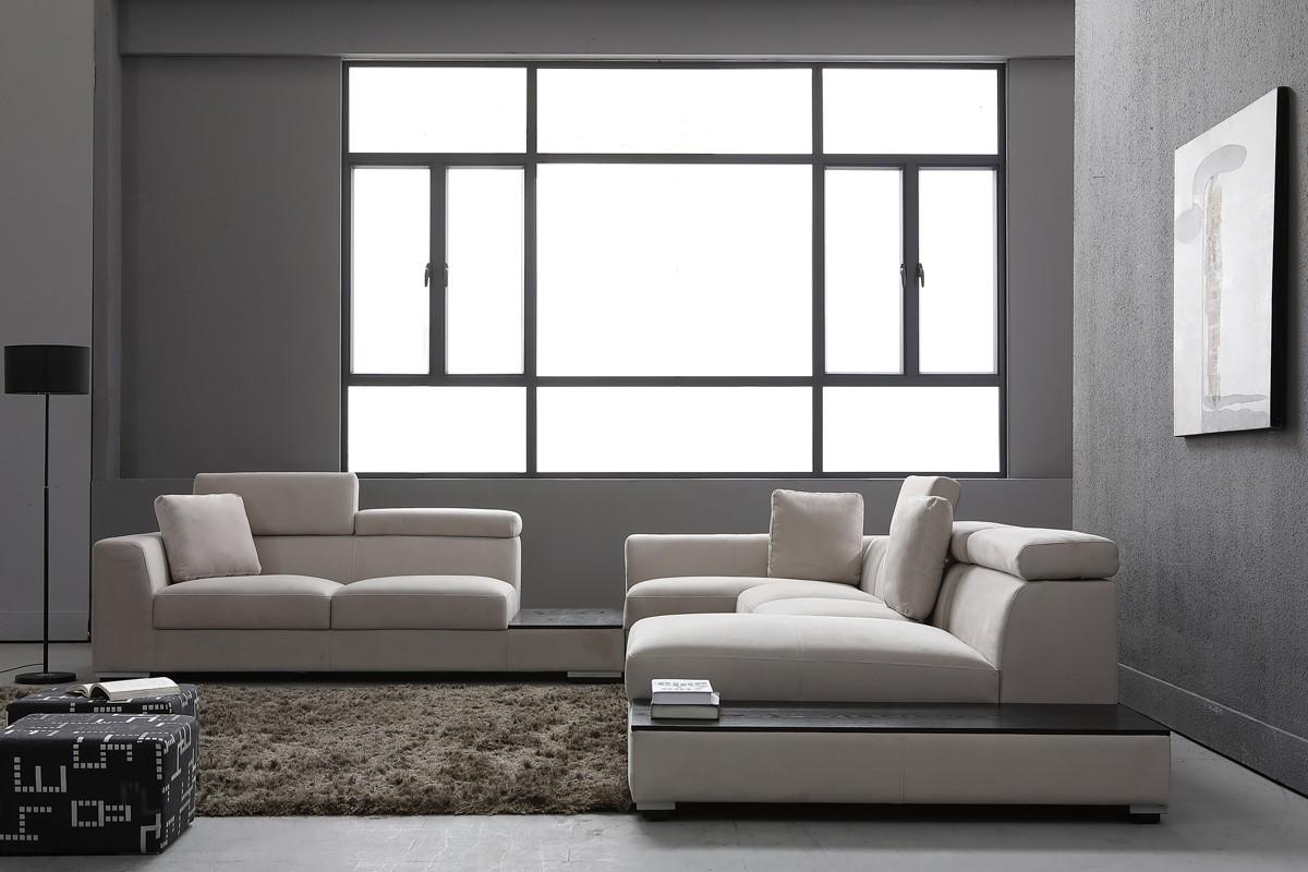 

    
VIG Furniture Divani Casa Forte Sectional Sofa Gray VG2T0615
