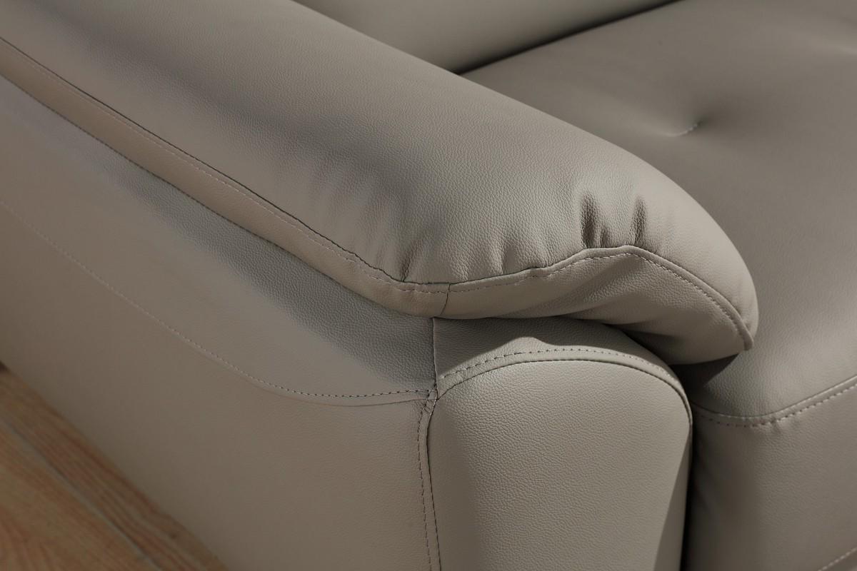 

                    
VIG Furniture Divani Casa Fortson Sectional Sofa Light Gray Eco Leather Purchase 
