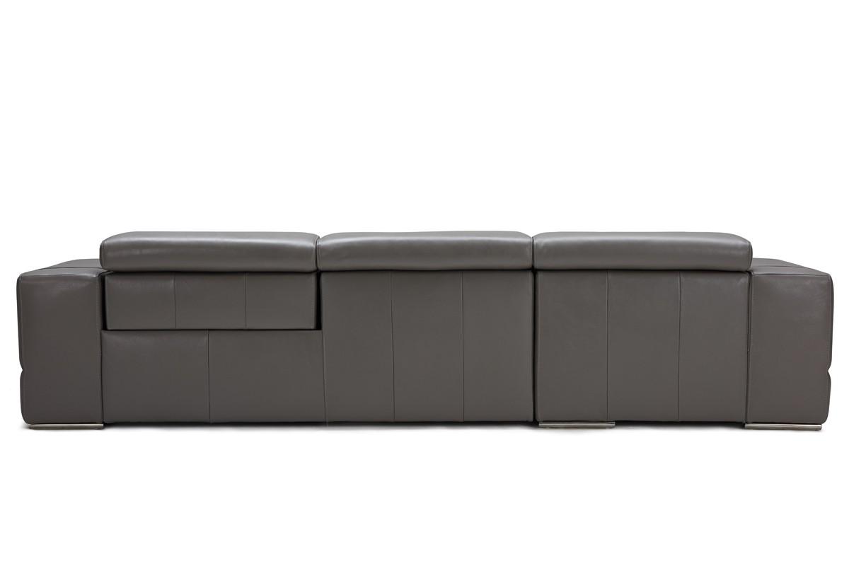 

                    
VIG Furniture Divani Casa Hilgard Reclining Sectional Gray Italian Leather Purchase 
